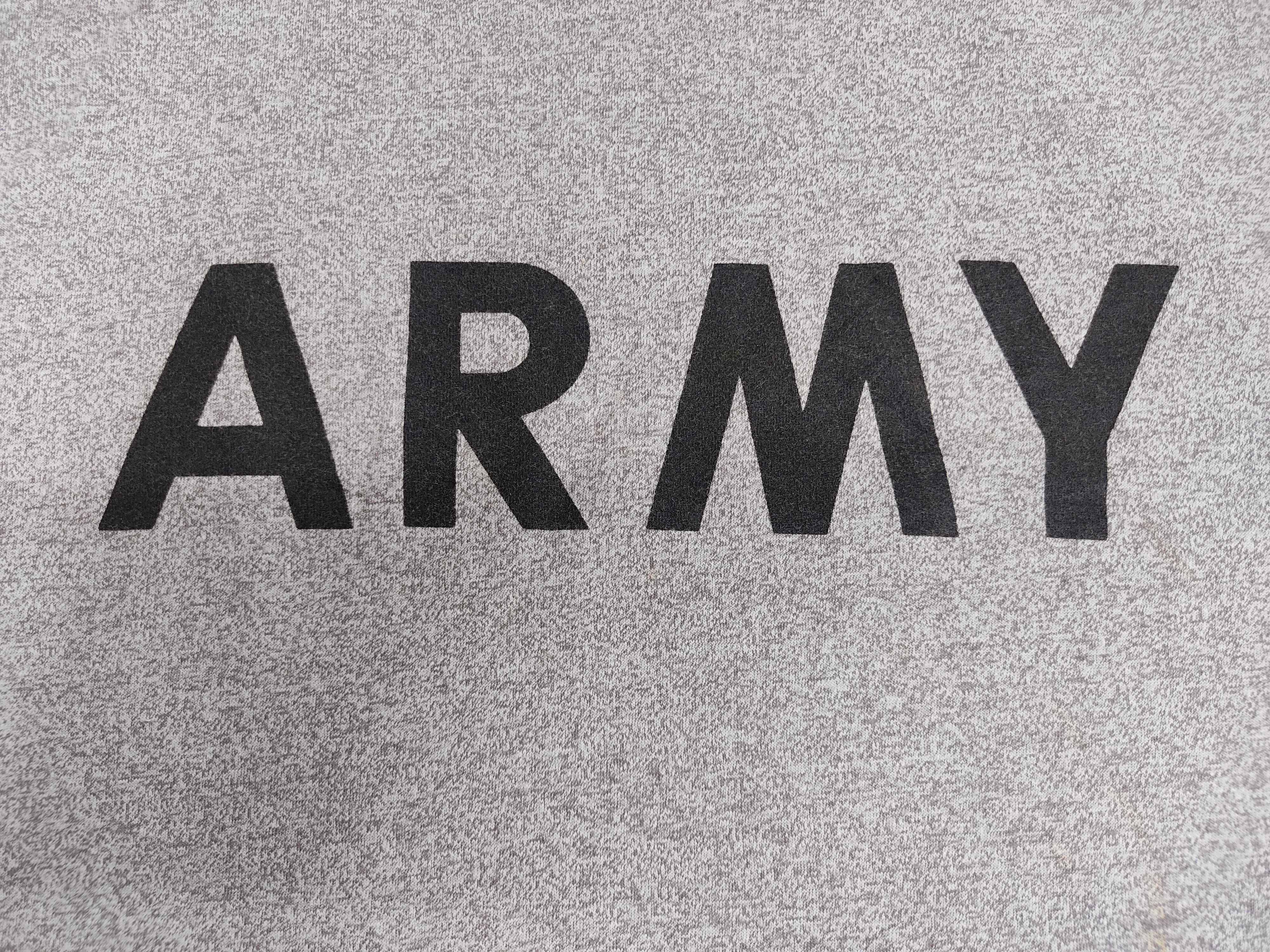 Other Army Vintage Gray Tee 50/50 Material Sportswear Training Size US L / EU 52-54 / 3 - 2 Thumbnail