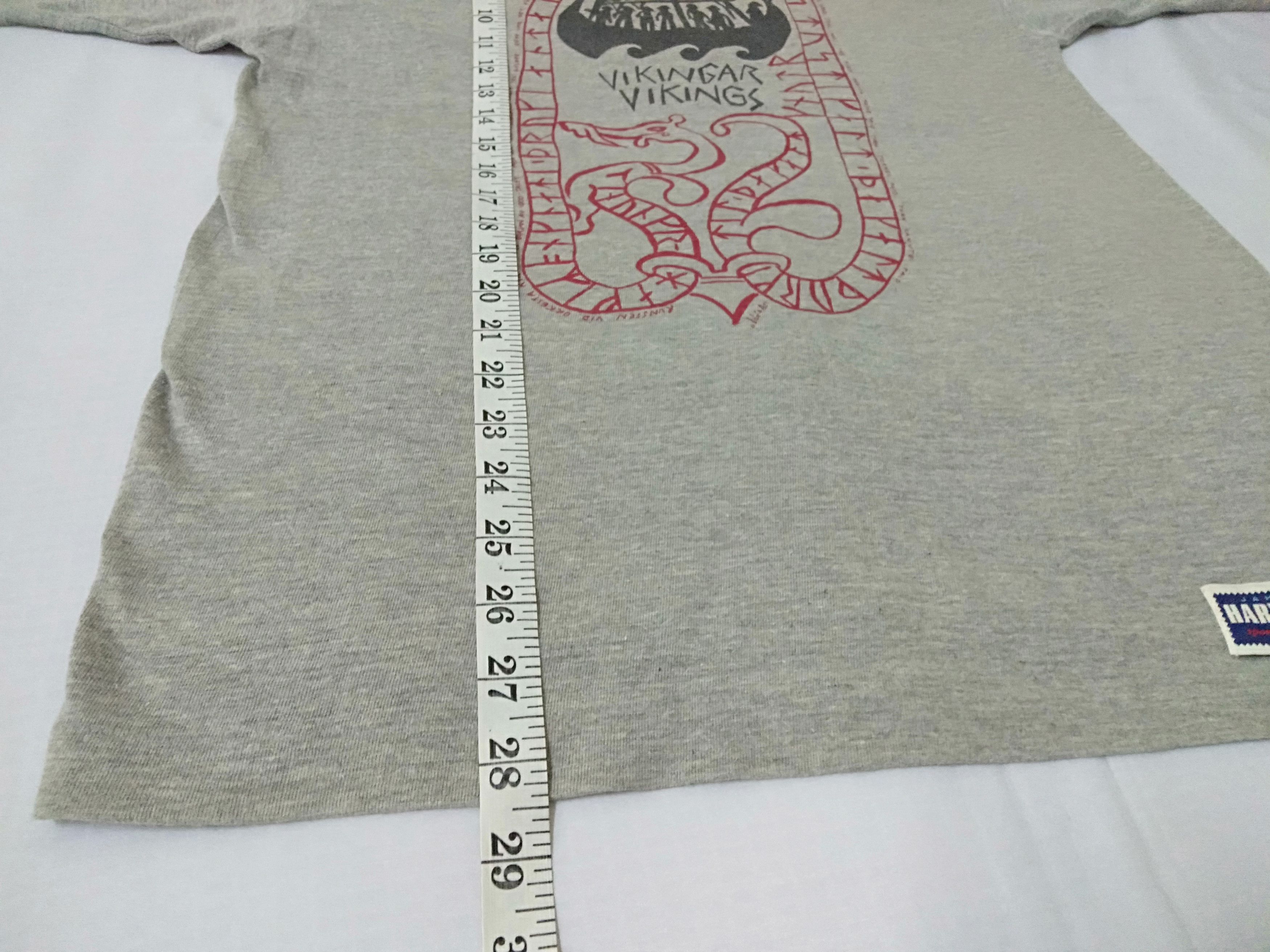 Vintage James Harvest Vikingar Vikings Design T-shirt