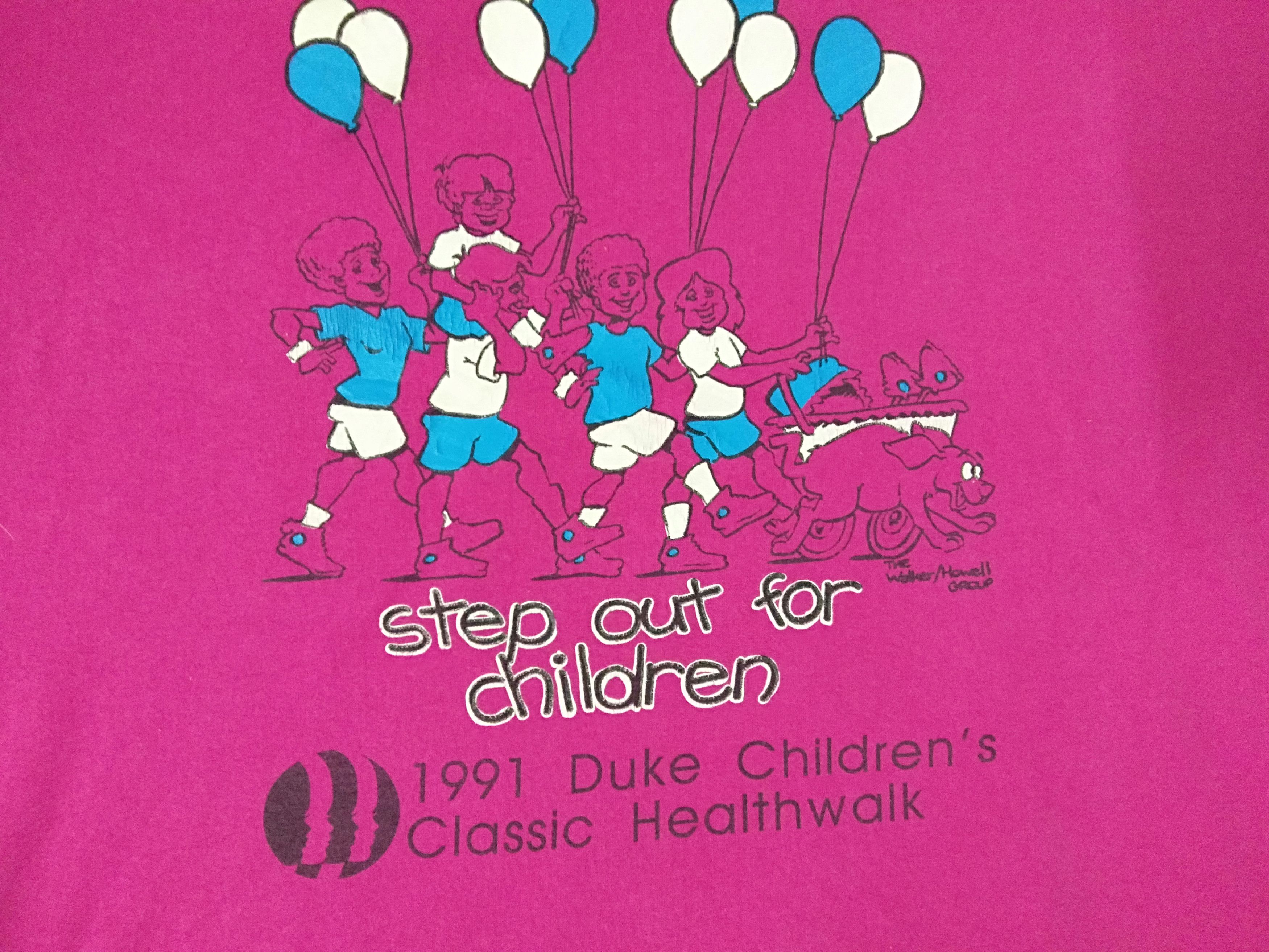 Hanes Vintage 90s Duke Children Classic Healthwalk 50/50 T-shirt Size US XL / EU 56 / 4 - 2 Thumbnail