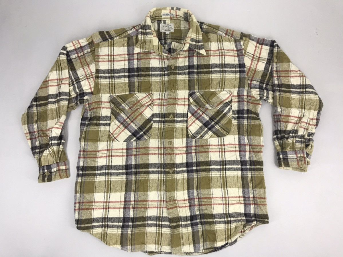 Flannel Cool Vintage Sunny Jack Orthodox Plaid Check Size US L / EU 52-54 / 3 - 1 Thumbnail