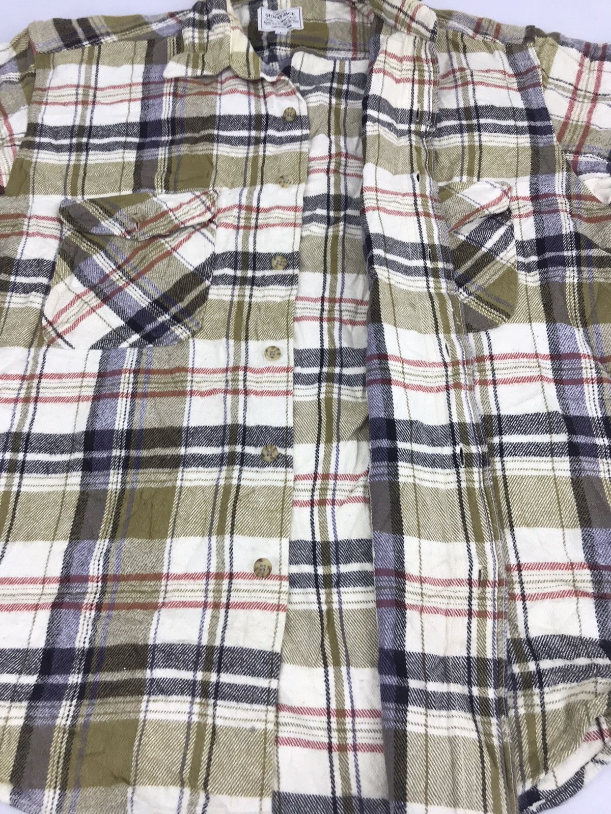 Flannel Cool Vintage Sunny Jack Orthodox Plaid Check Size US L / EU 52-54 / 3 - 5 Thumbnail