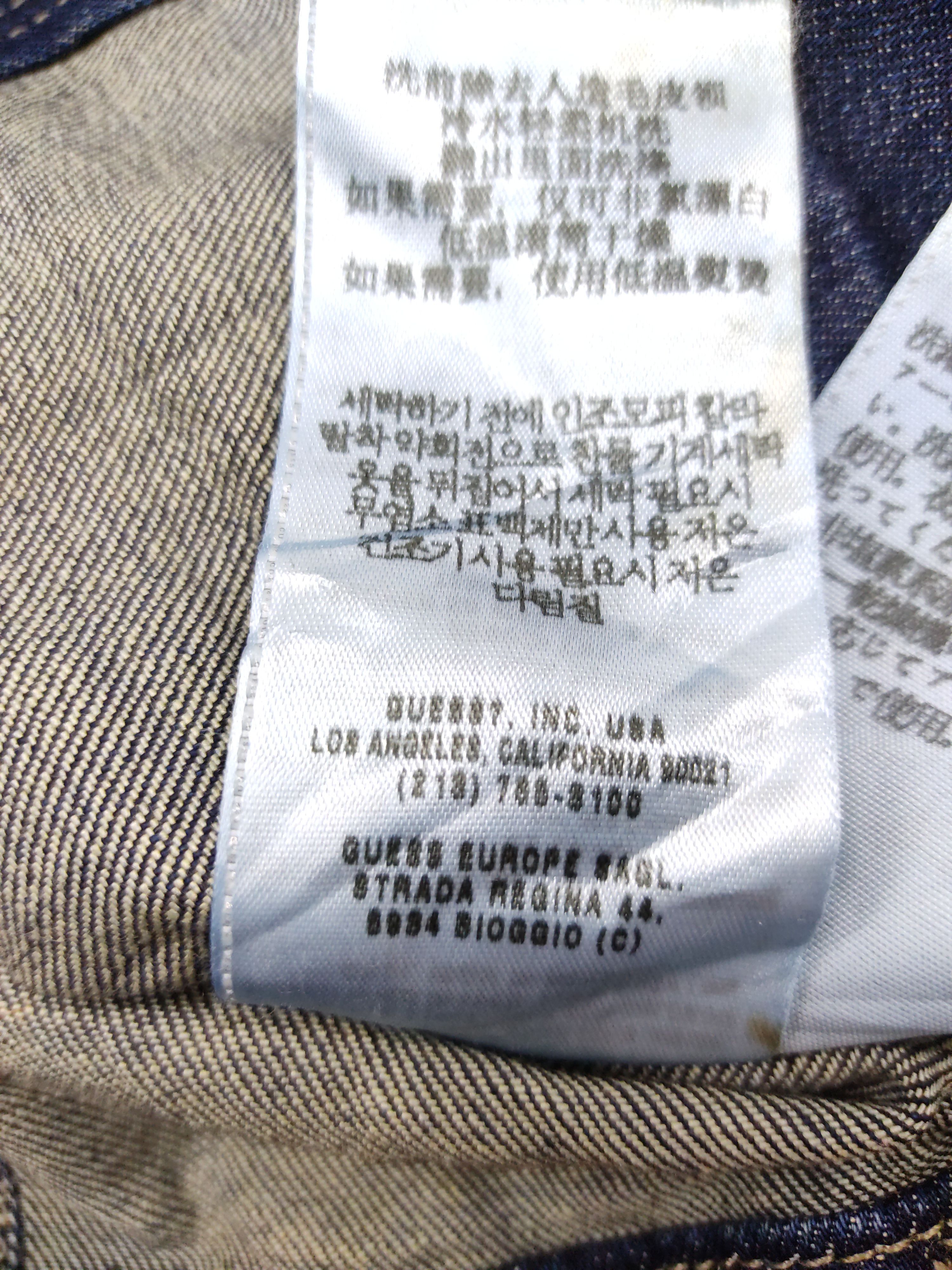 Guess Guess Trucker Denim Jacket Button Fly Street Fashion Size S / US 4 / IT 40 - 12 Thumbnail