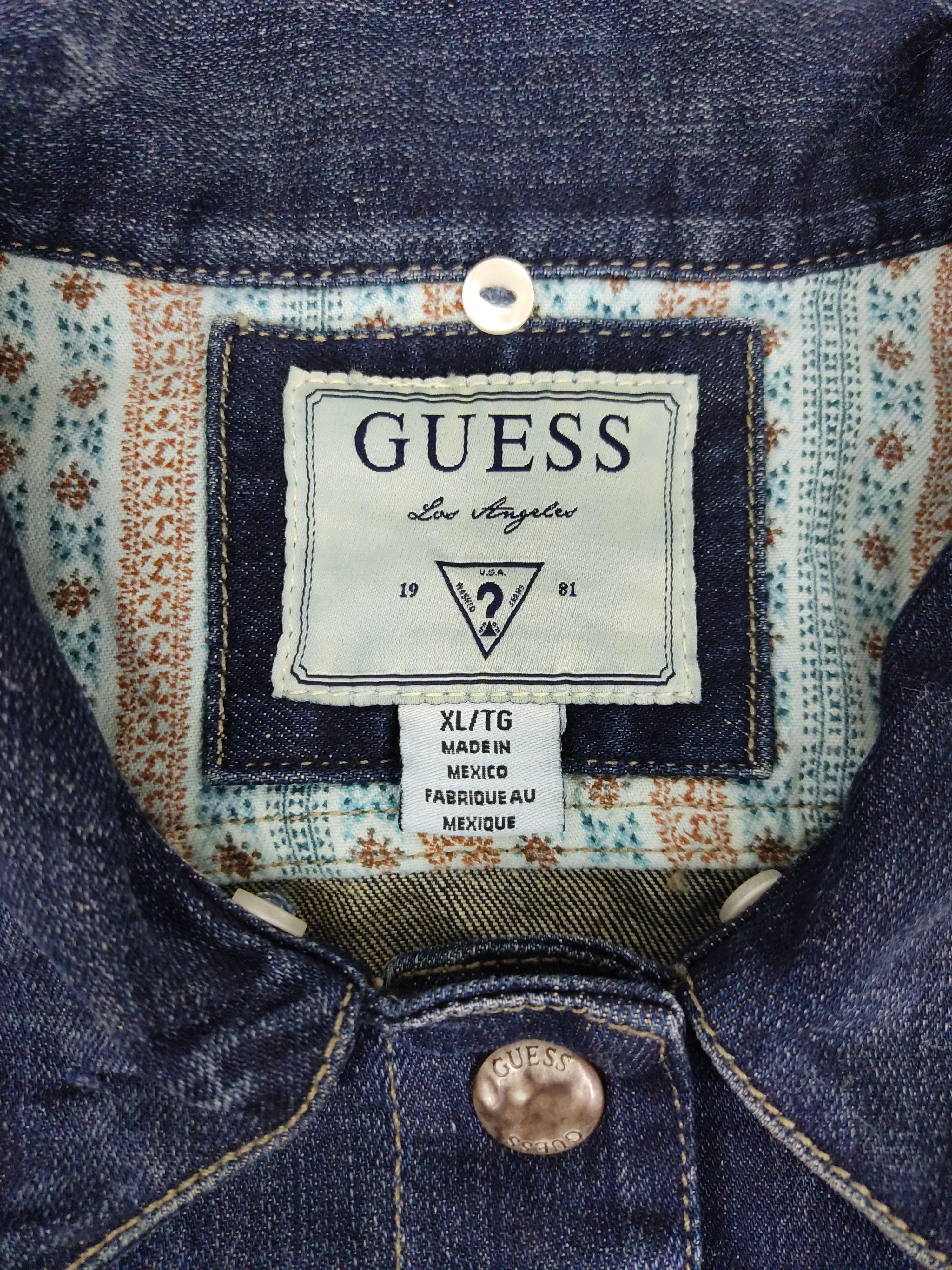 Guess Guess Trucker Denim Jacket Button Fly Street Fashion Size S / US 4 / IT 40 - 4 Thumbnail