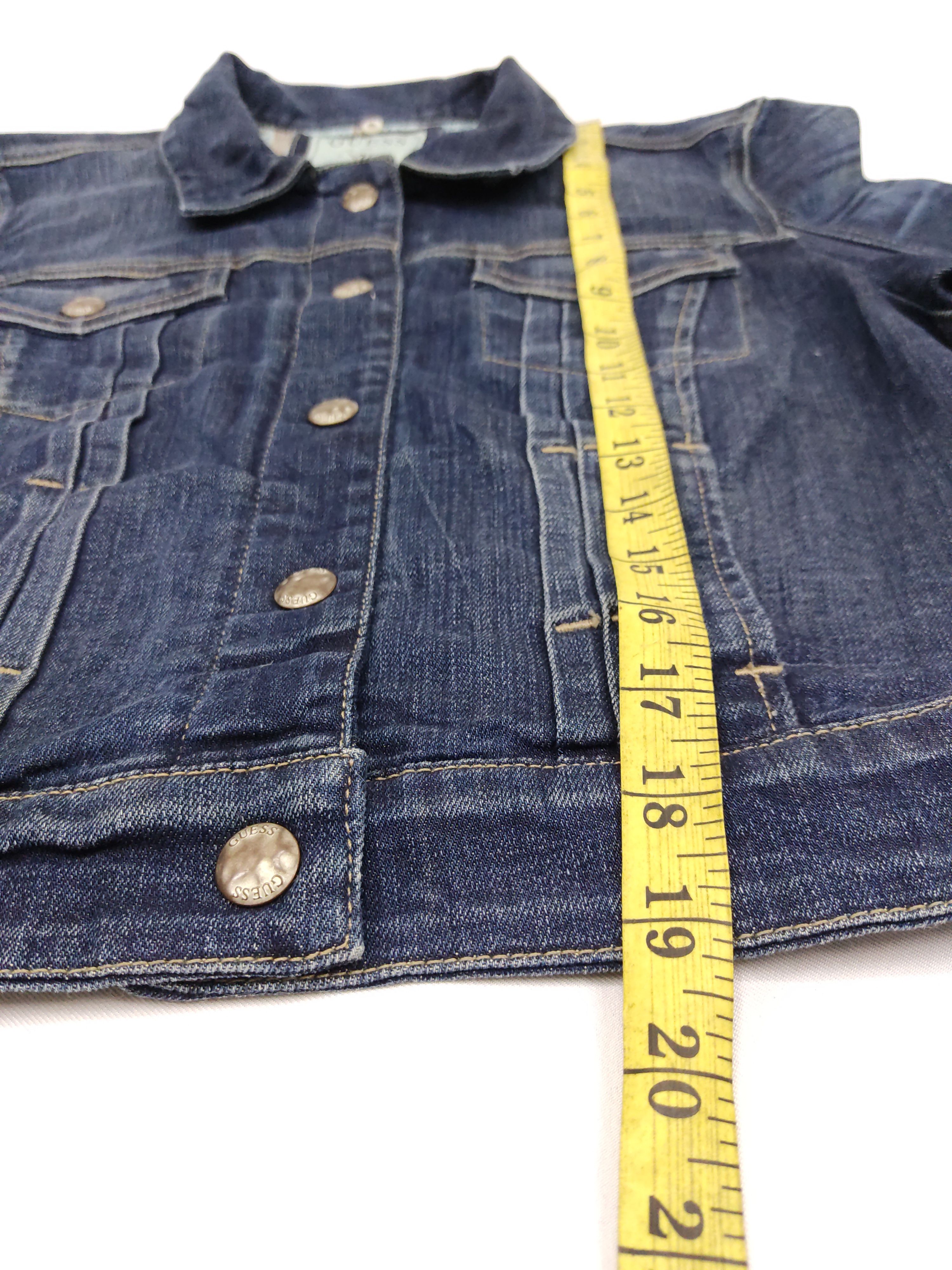 Guess Guess Trucker Denim Jacket Button Fly Street Fashion Size S / US 4 / IT 40 - 8 Thumbnail
