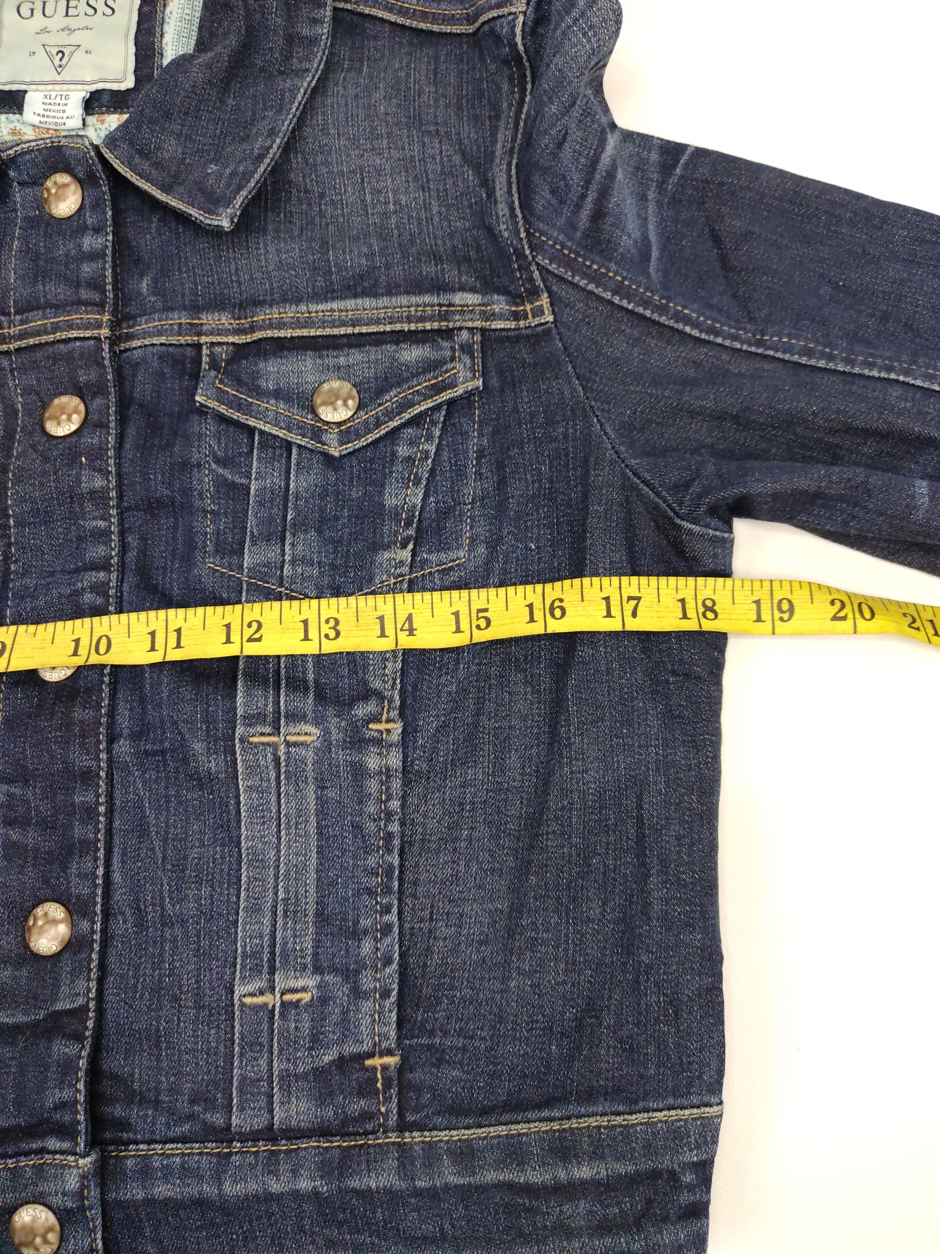 Guess Guess Trucker Denim Jacket Button Fly Street Fashion Size S / US 4 / IT 40 - 7 Thumbnail