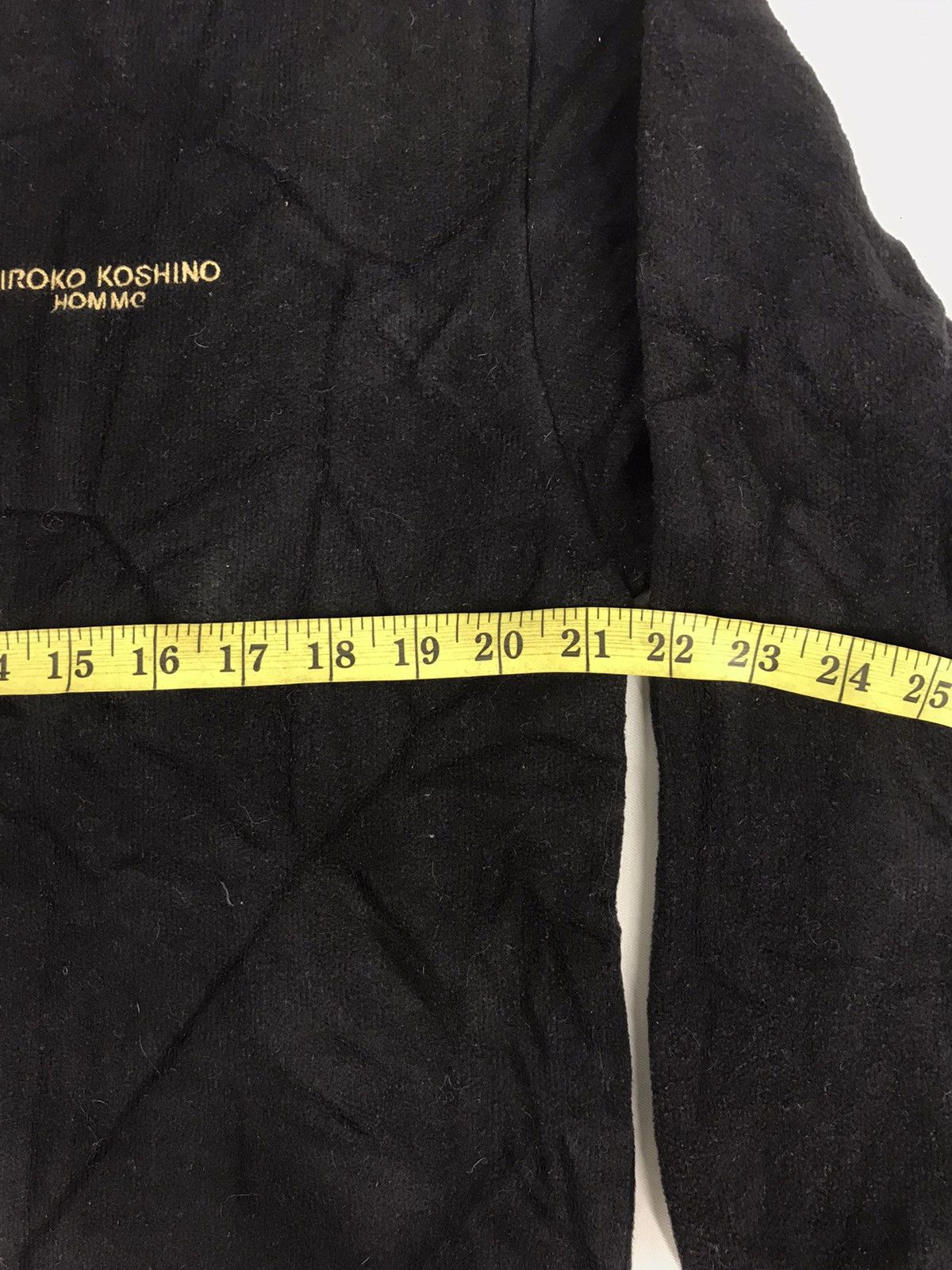 Hiroko Koshino Homme Vintage Hiroko Koshino Homme Fleece Sweatshirt Hoodies Size US L / EU 52-54 / 3 - 7 Thumbnail