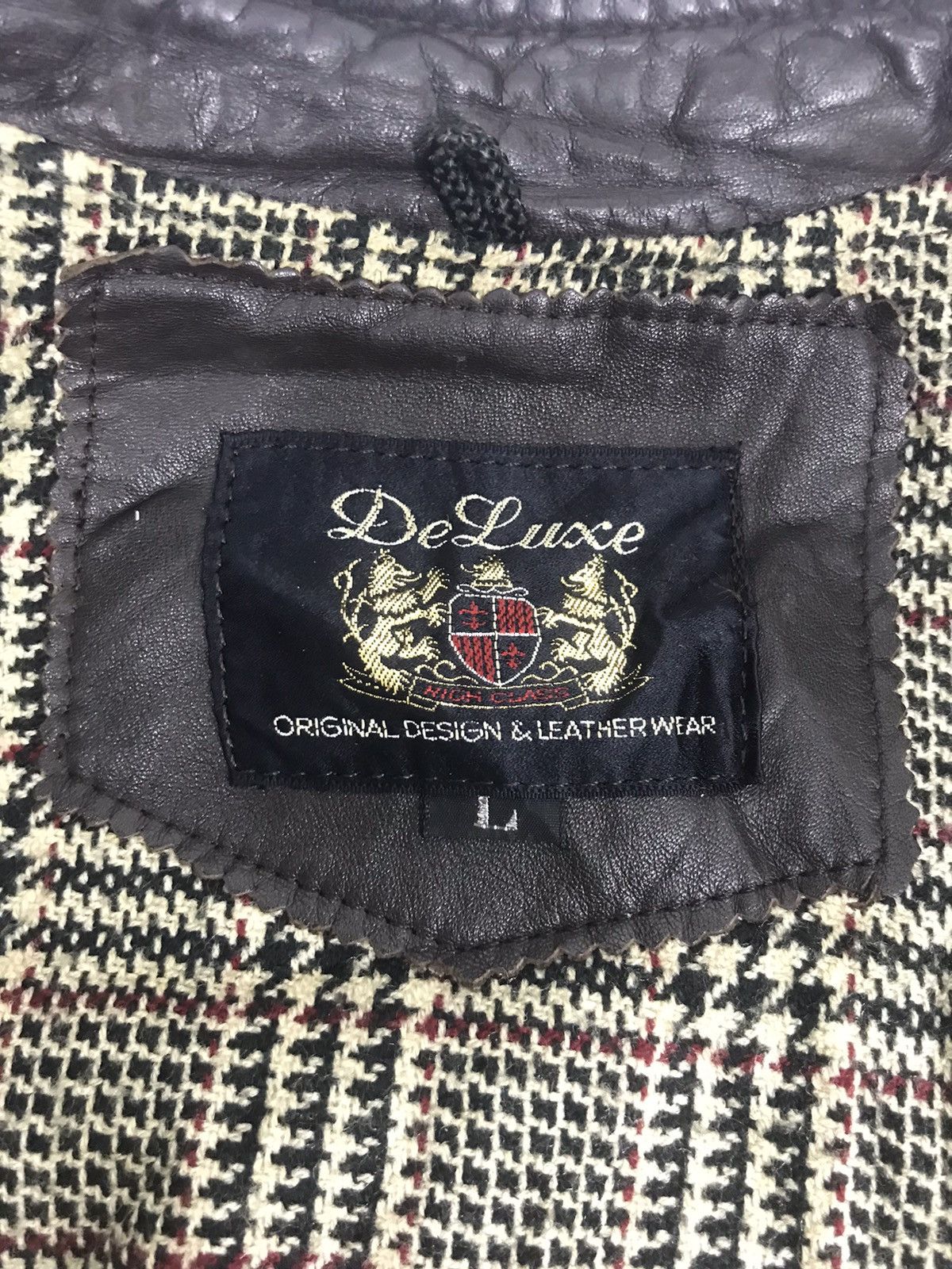 Japanese Brand Hype Fashion De Luxe Leather Bomber Jacket Size US M / EU 48-50 / 2 - 3 Thumbnail