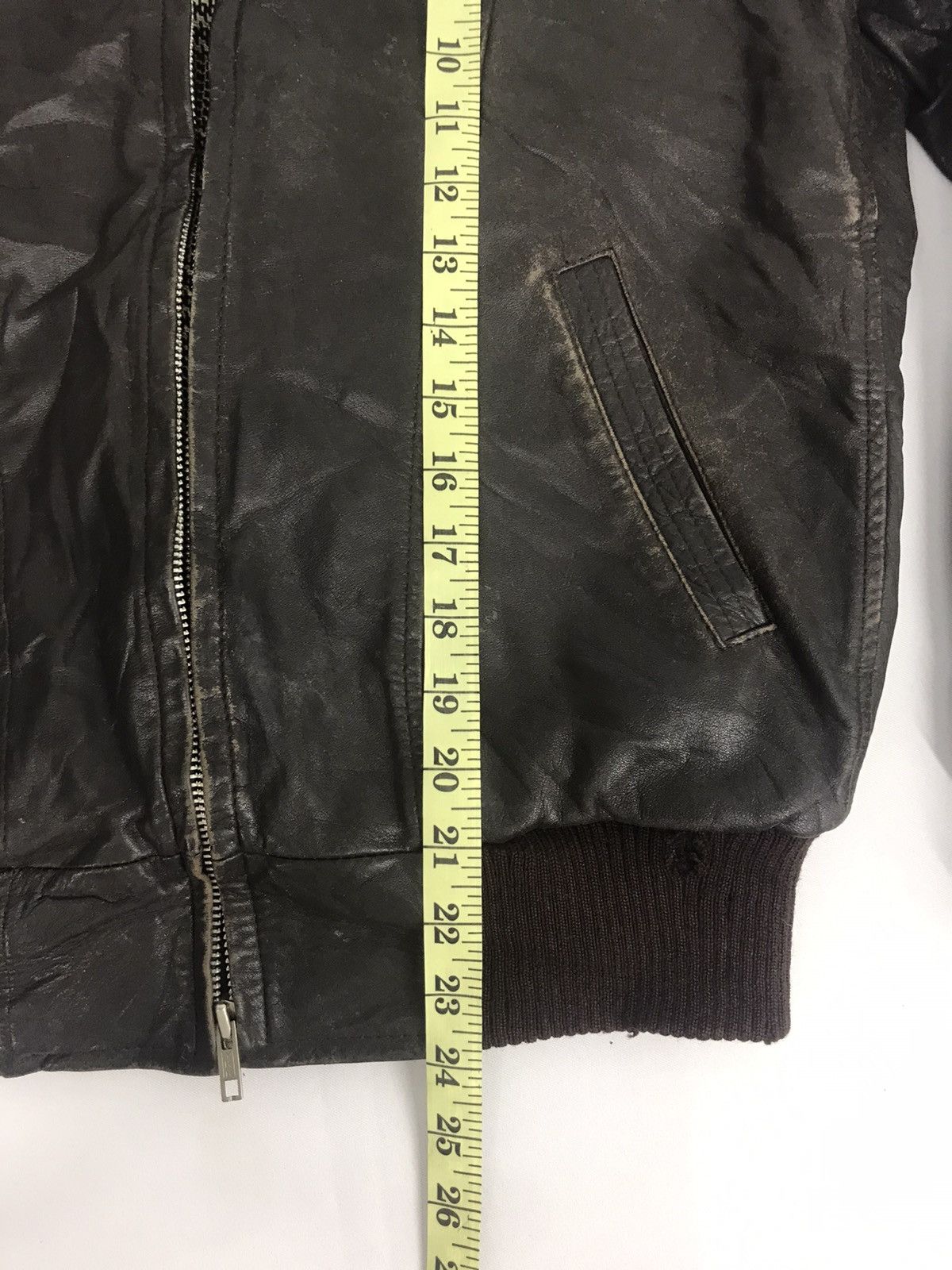 Japanese Brand Hype Fashion De Luxe Leather Bomber Jacket Size US M / EU 48-50 / 2 - 6 Thumbnail