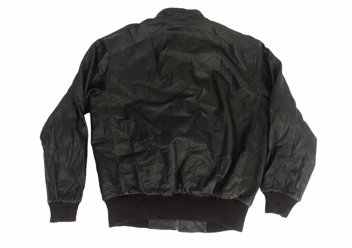 Japanese Brand Hype Fashion De Luxe Leather Bomber Jacket Size US M / EU 48-50 / 2 - 4 Thumbnail