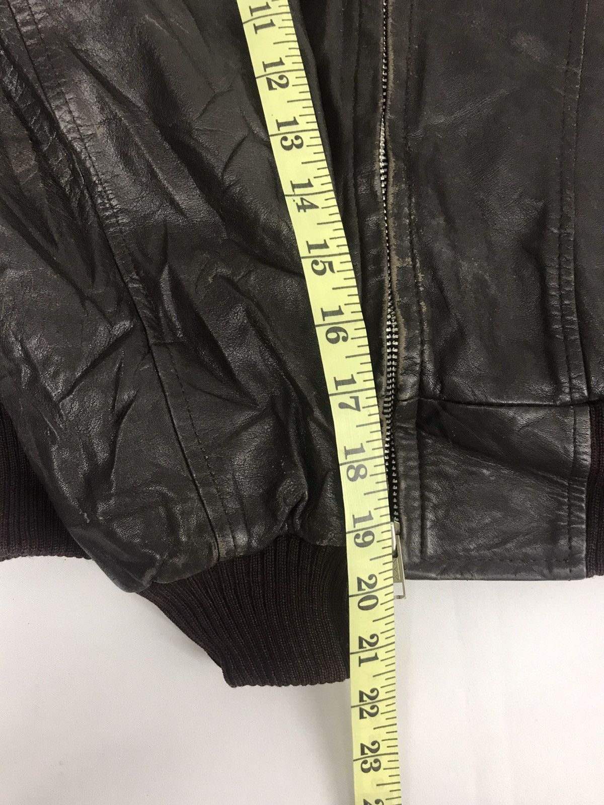 Japanese Brand Hype Fashion De Luxe Leather Bomber Jacket Size US M / EU 48-50 / 2 - 7 Thumbnail