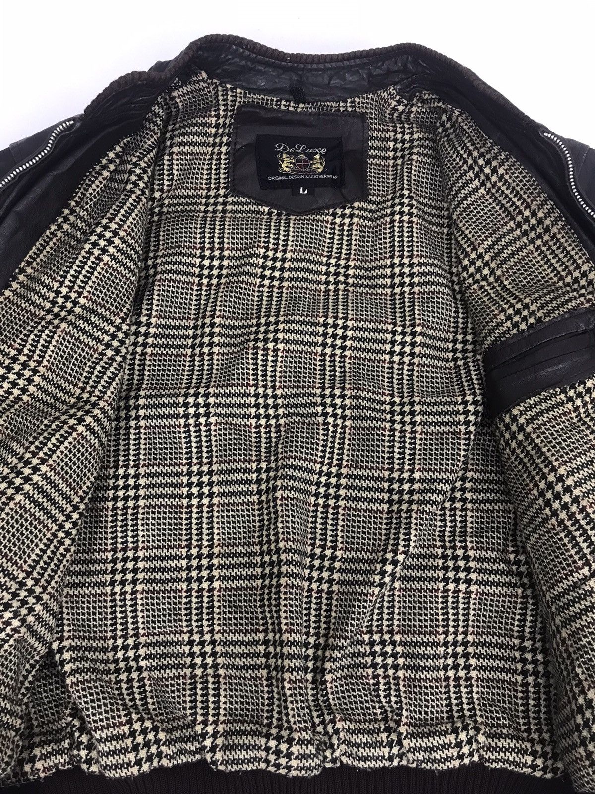 Japanese Brand Hype Fashion De Luxe Leather Bomber Jacket Size US M / EU 48-50 / 2 - 2 Thumbnail
