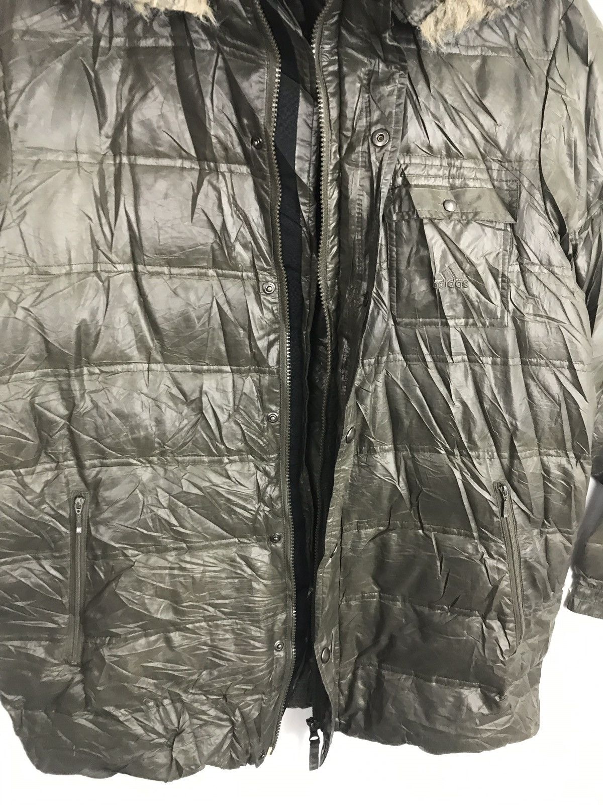 Adidas Rare Limited Adidas Bomber Windbreaker Quilted Jacket Size US L / EU 52-54 / 3 - 17 Thumbnail