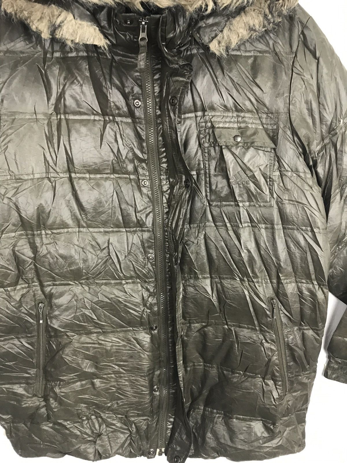 Adidas Rare Limited Adidas Bomber Windbreaker Quilted Jacket Size US L / EU 52-54 / 3 - 16 Thumbnail