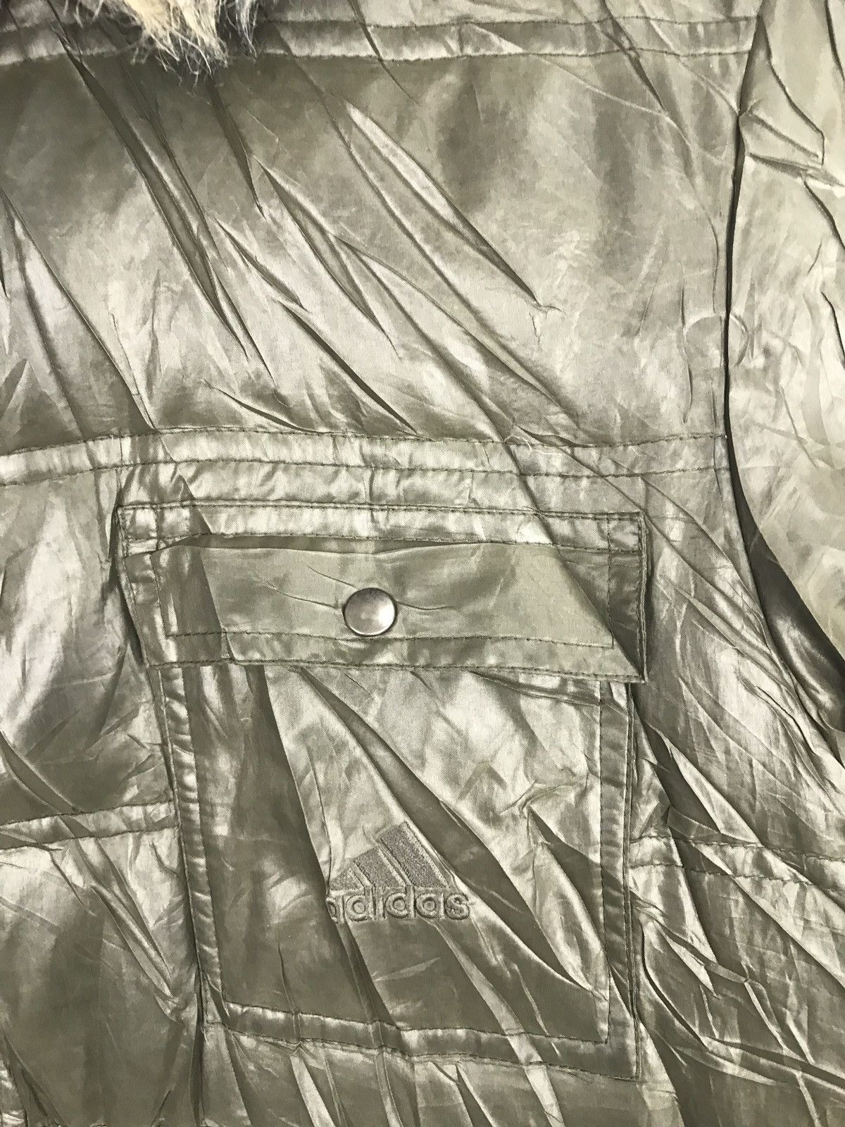 Adidas Rare Limited Adidas Bomber Windbreaker Quilted Jacket Size US L / EU 52-54 / 3 - 4 Thumbnail