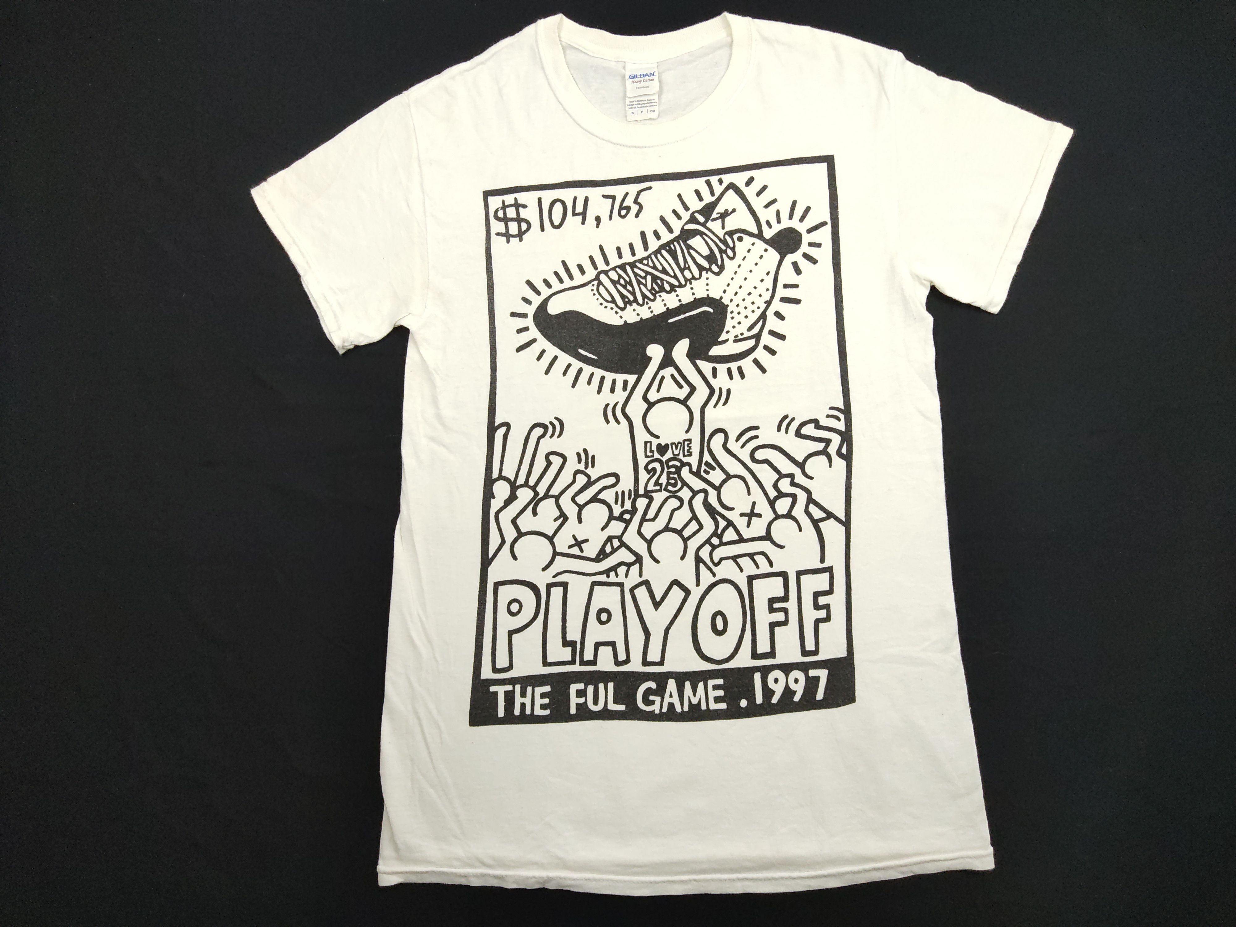 Keith Haring Keith Haring Design Play Off Tee Full Game 1997 Big Shoe Size US S / EU 44-46 / 1 - 2 Thumbnail