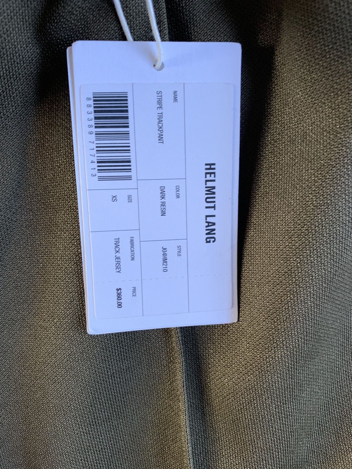 Helmut Lang Stripe Track Pants in Dark Resin Size US 28 / EU 44 - 10 Thumbnail