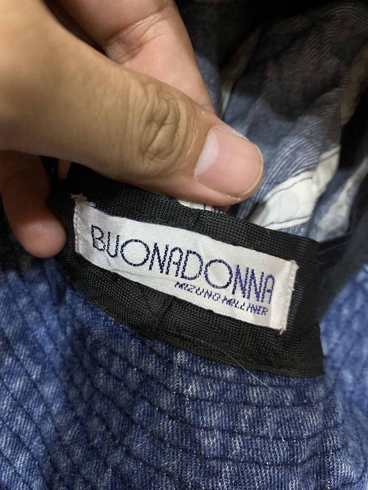 Mizuno × Vintage BUONADONNA OLD MAN DENIM HAT Size ONE SIZE - 4 Thumbnail