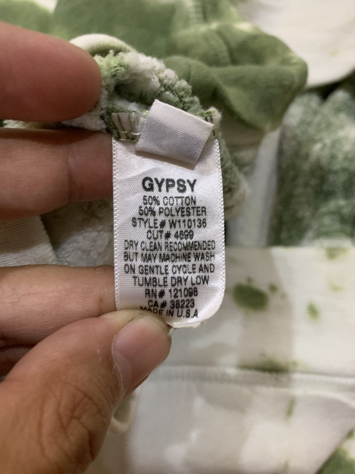 Gypsy 05 × Japanese Brand GYPSY 05 x MiiA TIE DYE BAGGY HOODIE SWEATER Size US S / EU 44-46 / 1 - 7 Thumbnail