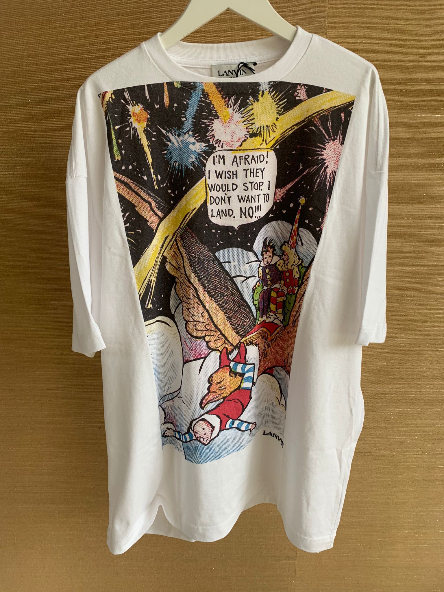 Lanvin T-Shirt SS Fireworks in White Size US XL / EU 56 / 4 - 3 Thumbnail