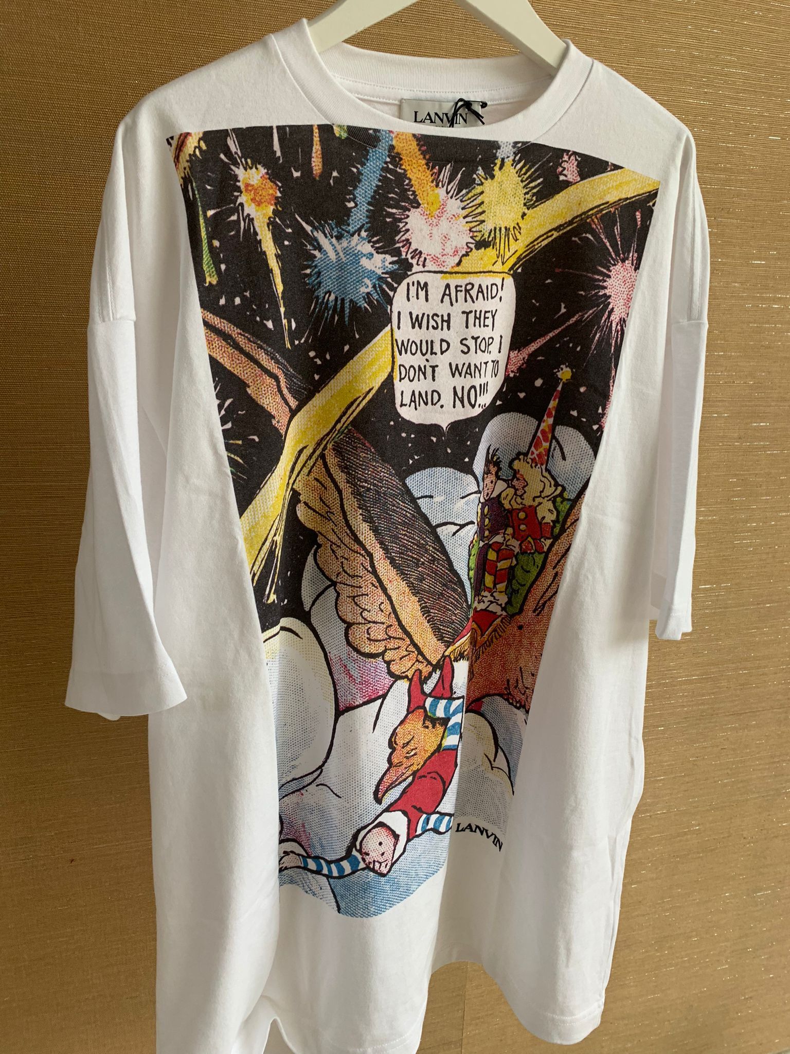 Lanvin T-Shirt SS Fireworks in White Size US XL / EU 56 / 4 - 2 Thumbnail