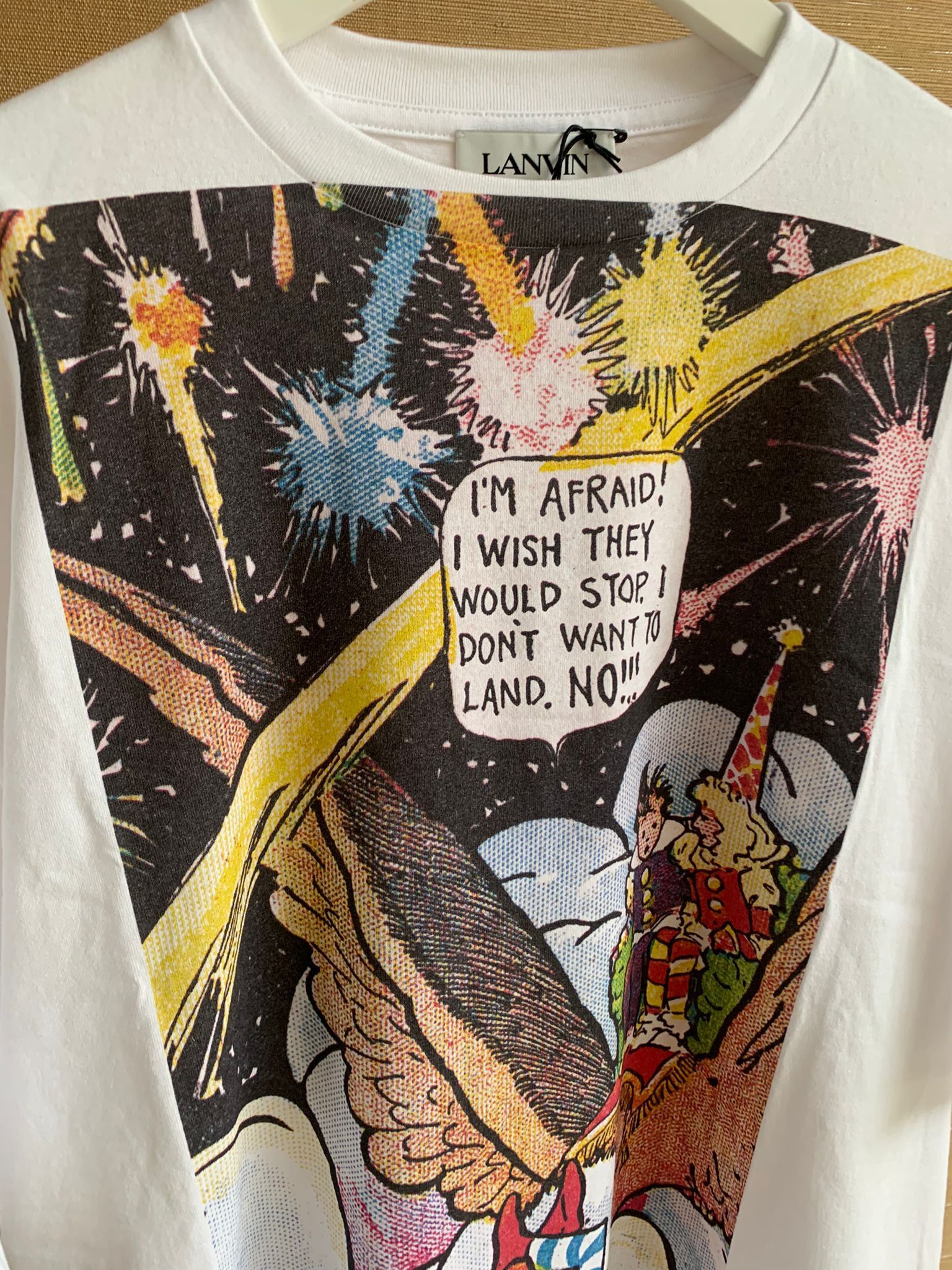 Lanvin T-Shirt SS Fireworks in White Size US XL / EU 56 / 4 - 5 Thumbnail