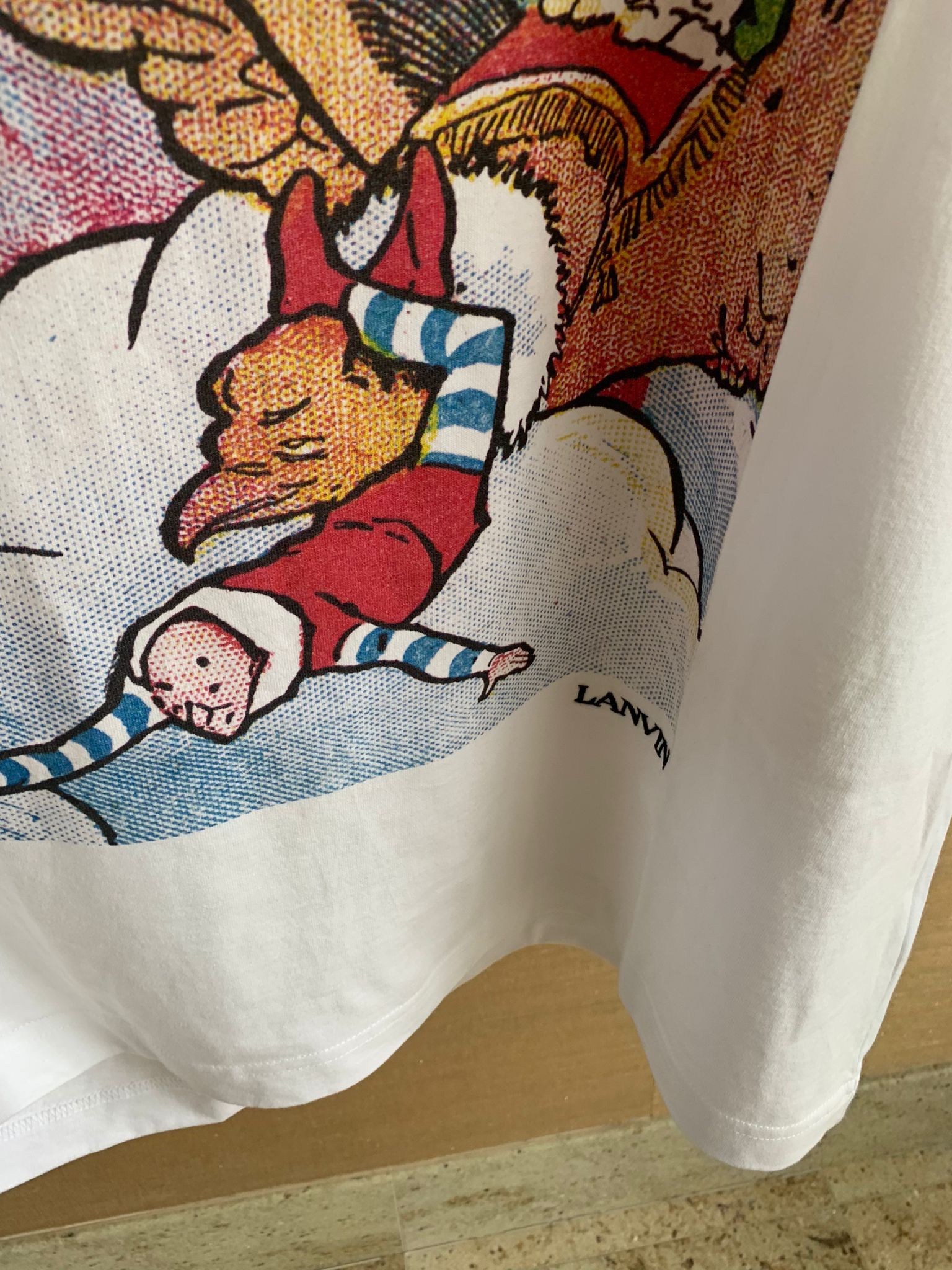 Lanvin T-Shirt SS Fireworks in White Size US XL / EU 56 / 4 - 9 Thumbnail