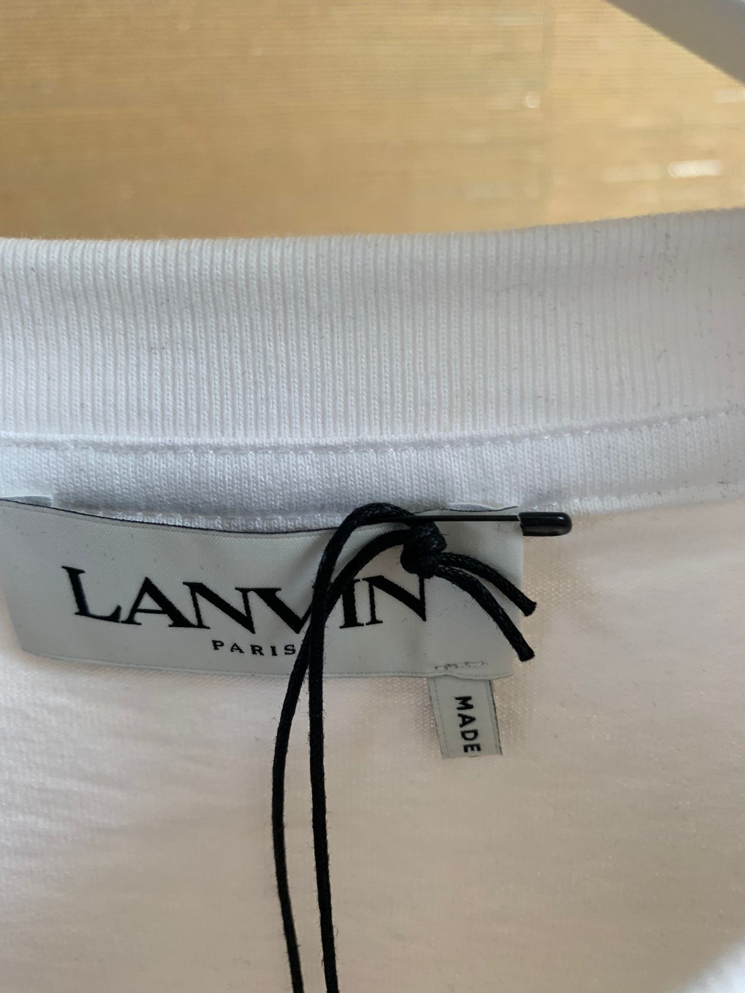 Lanvin T-Shirt SS Fireworks in White Size US XL / EU 56 / 4 - 10 Thumbnail