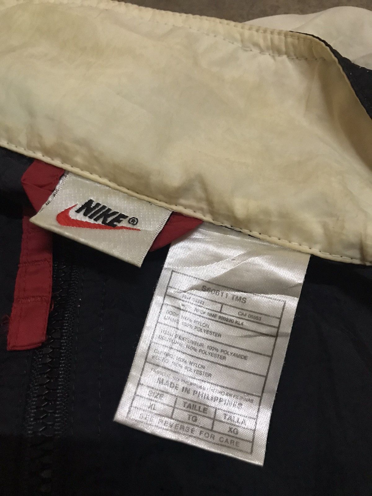 Nike × Vintage Vtg 90s nike windbreaker Size US XL / EU 56 / 4 - 5 Thumbnail