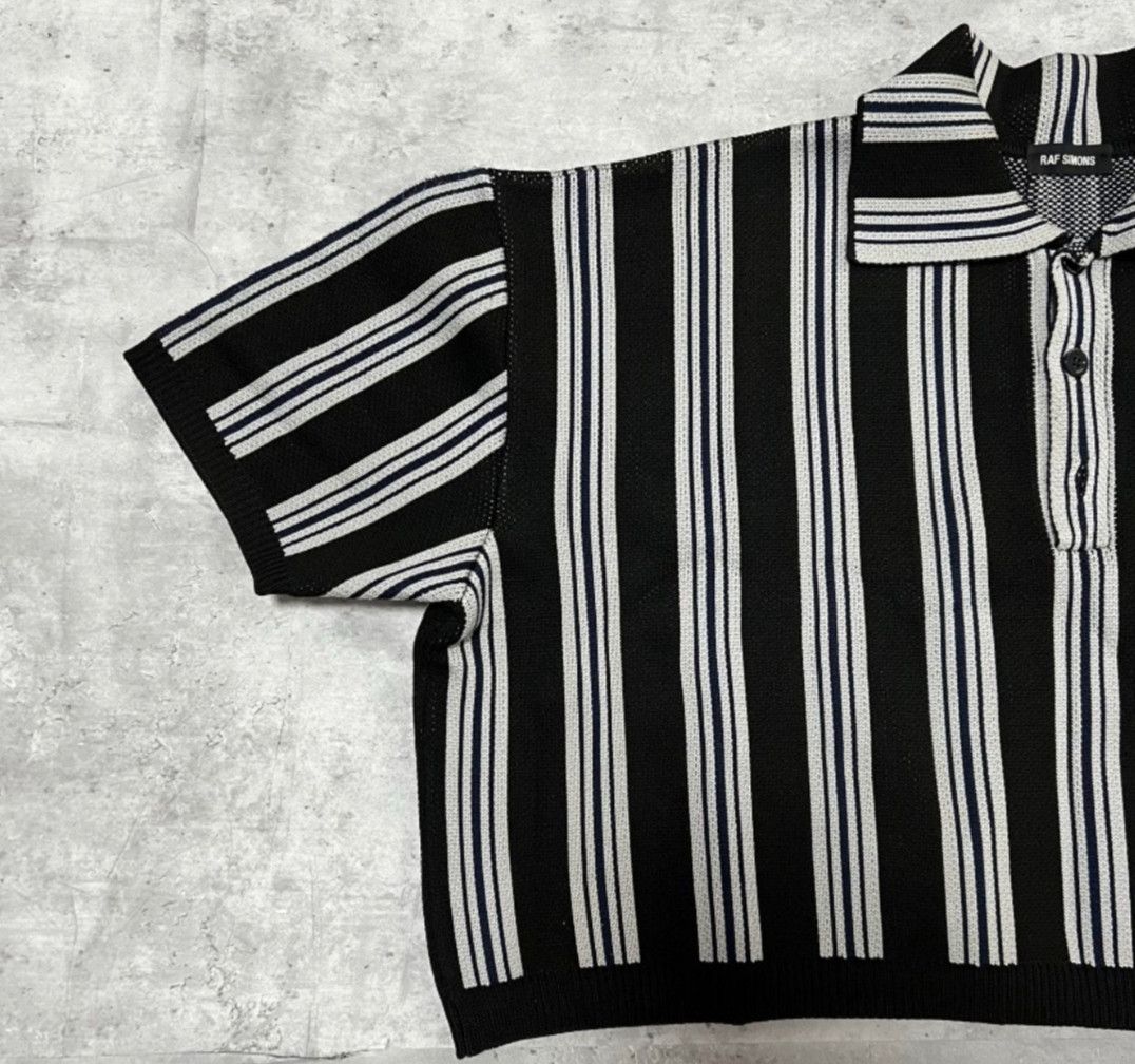 Raf Simons Raf Simons Striped Short Sleeve Shirt Size US M / EU 48-50 / 2 - 2 Thumbnail