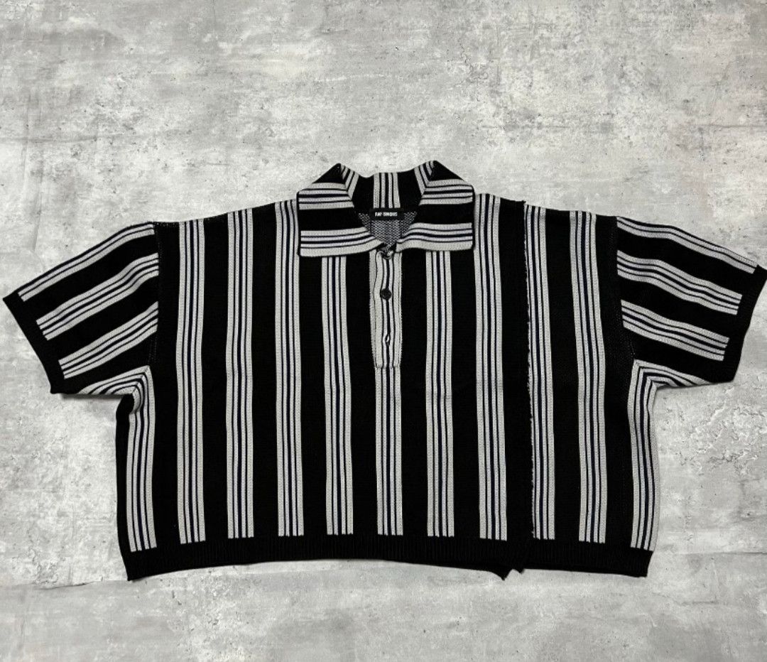 Raf Simons Raf Simons Striped Short Sleeve Shirt Size US M / EU 48-50 / 2 - 1 Thumbnail