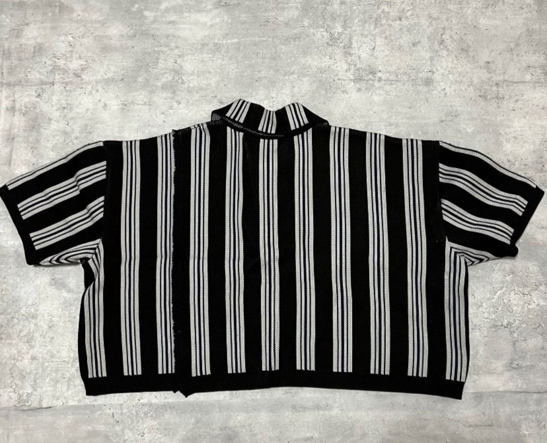 Raf Simons Raf Simons Striped Short Sleeve Shirt Size US M / EU 48-50 / 2 - 5 Thumbnail