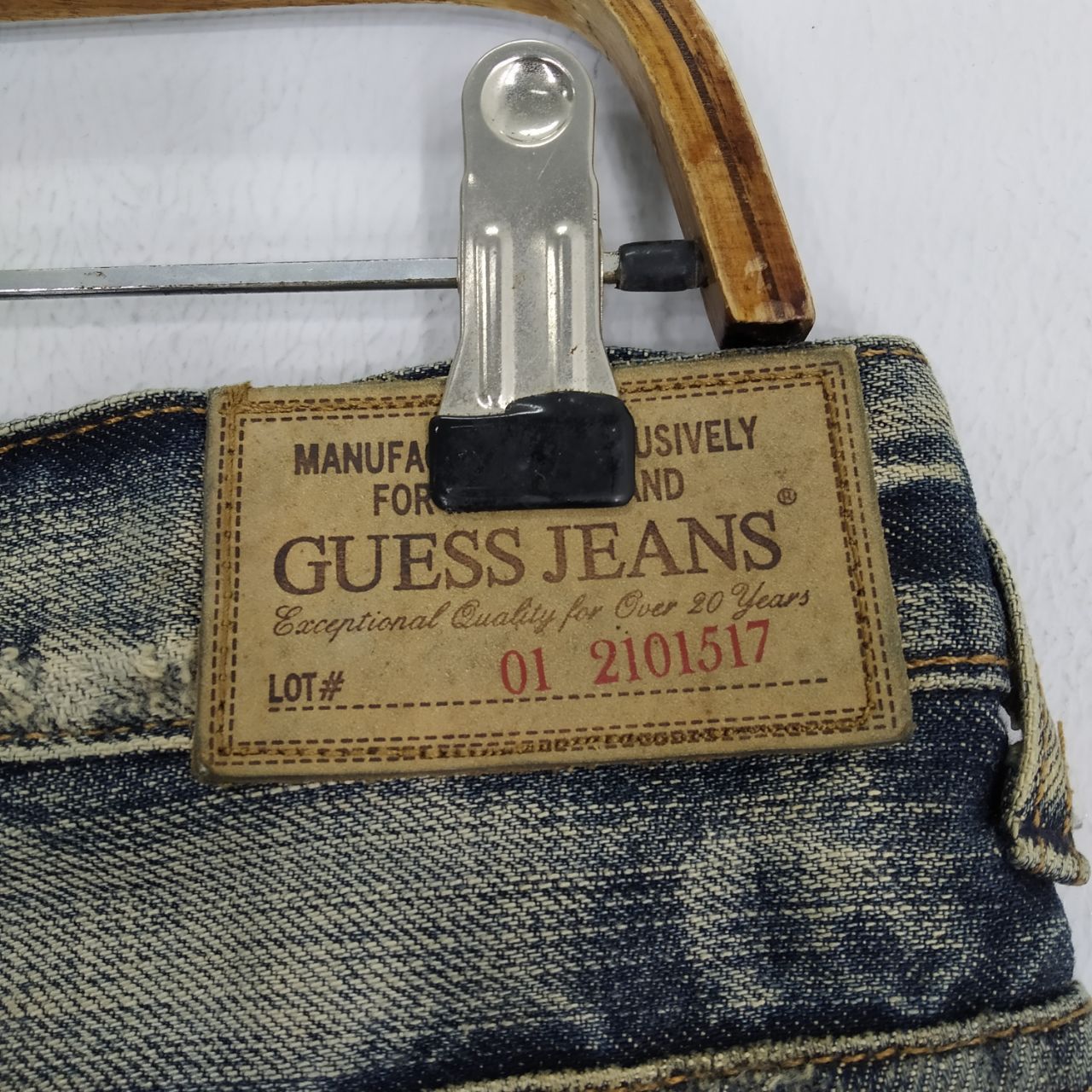 Guess Vintage Guess Stonewash Denim Jeans Size US 33 - 11 Thumbnail