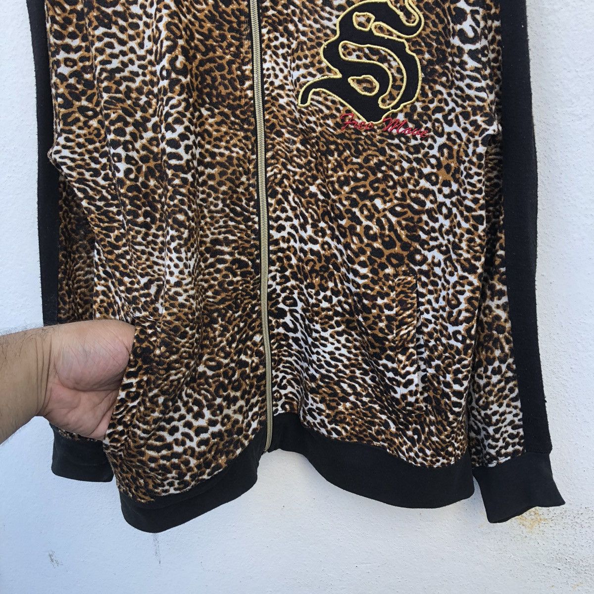 Japanese Brand TIGER STRIPE SKIN DESIGN HOODIE ZIPPER BY BB Size US S / EU 44-46 / 1 - 7 Thumbnail