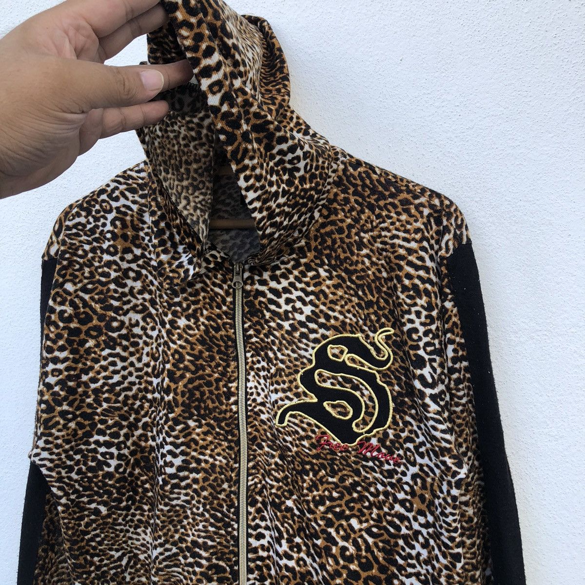 Japanese Brand TIGER STRIPE SKIN DESIGN HOODIE ZIPPER BY BB Size US S / EU 44-46 / 1 - 5 Thumbnail