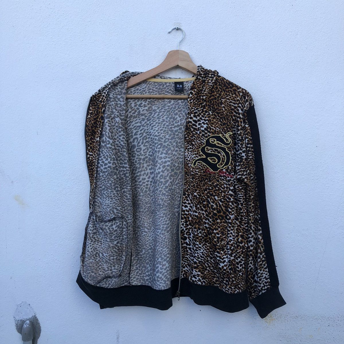 Japanese Brand TIGER STRIPE SKIN DESIGN HOODIE ZIPPER BY BB Size US S / EU 44-46 / 1 - 9 Thumbnail