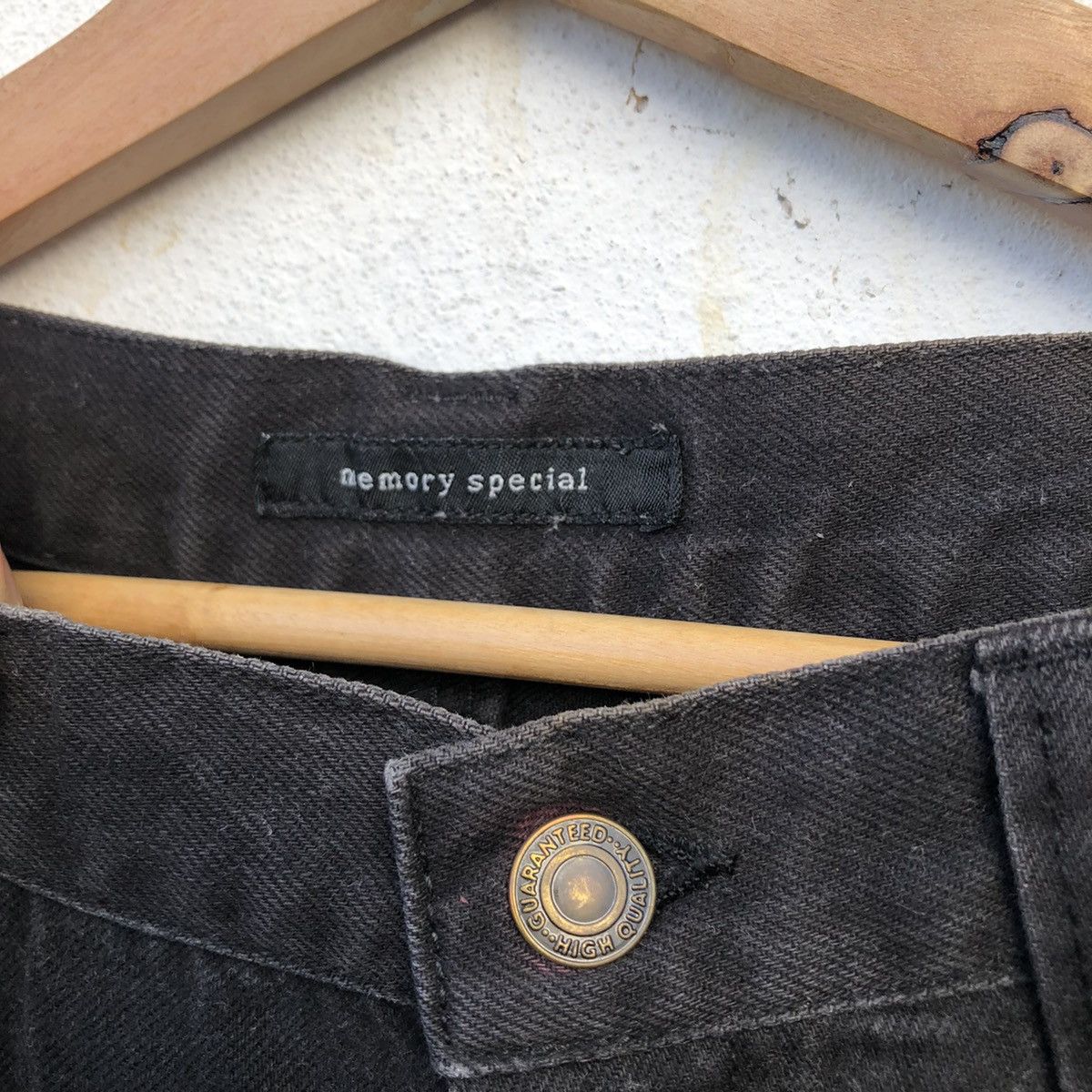 Japanese Brand MEMORY SPECIAL SUKAJAN SHORT DENIM BIG LOGO FISH COILS Size US 31 - 11 Thumbnail