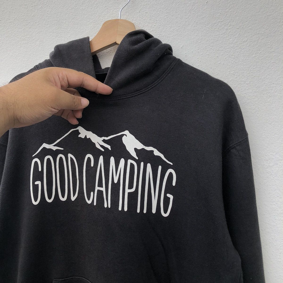 Japanese Brand GOOD CAMPING HOODIE BIG LOGO RARE STYLE Size US L / EU 52-54 / 3 - 6 Thumbnail