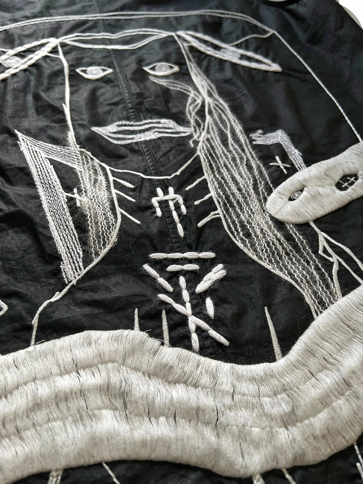 Rick Owens SS15 Faun Oversized Messiah Embroidered Tunic Vest Size US S / EU 44-46 / 1 - 6 Thumbnail