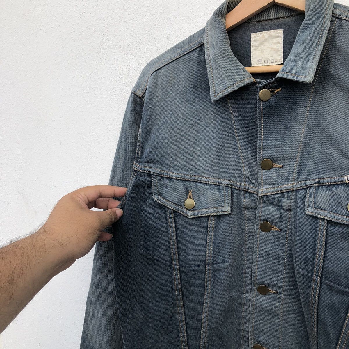 Japanese Brand WORKER TRUCKER JACKET WORLD FAMOUS BRAND INSPIREDBY KAPITAL Size US L / EU 52-54 / 3 - 5 Thumbnail