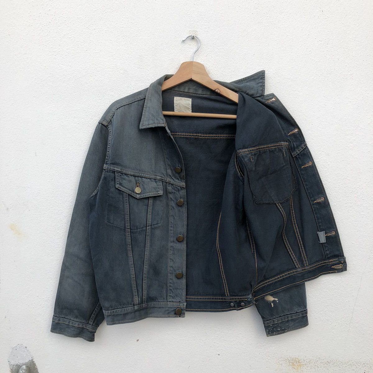 Japanese Brand WORKER TRUCKER JACKET WORLD FAMOUS BRAND INSPIREDBY KAPITAL Size US L / EU 52-54 / 3 - 12 Thumbnail
