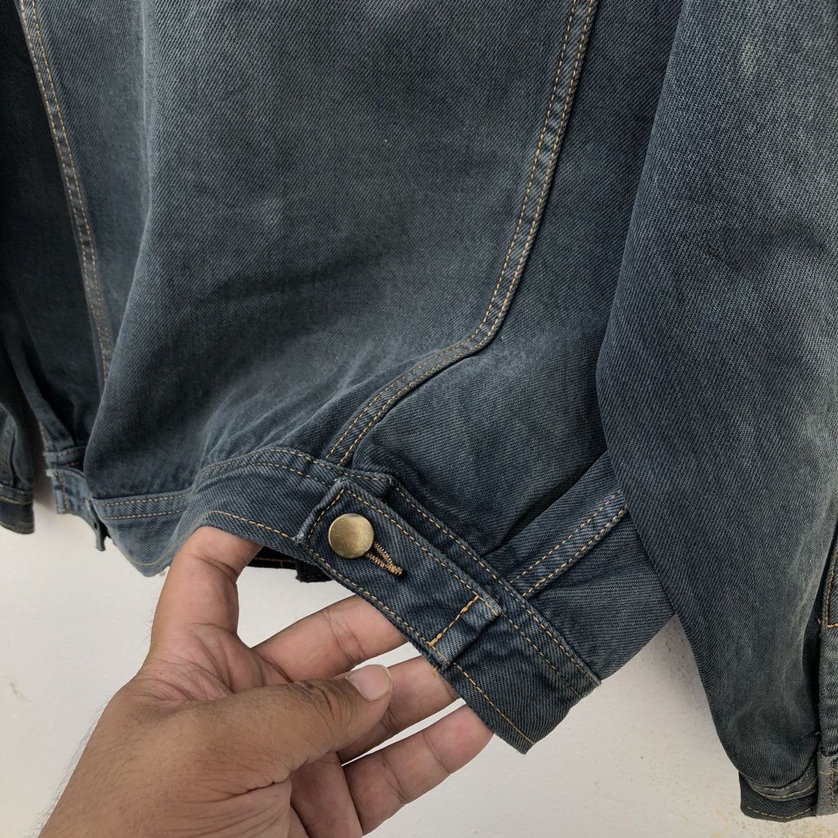 Japanese Brand WORKER TRUCKER JACKET WORLD FAMOUS BRAND INSPIREDBY KAPITAL Size US L / EU 52-54 / 3 - 11 Thumbnail