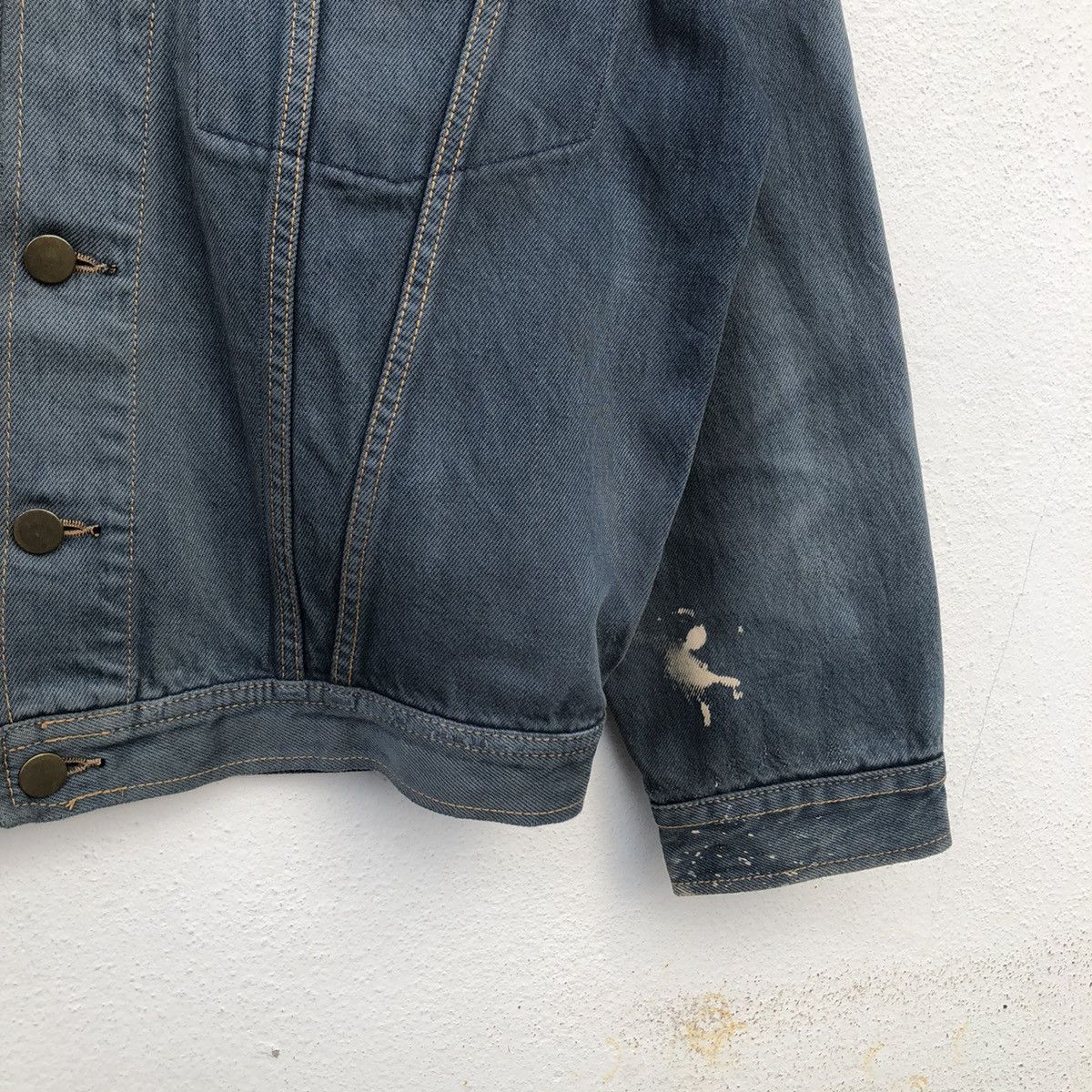 Japanese Brand WORKER TRUCKER JACKET WORLD FAMOUS BRAND INSPIREDBY KAPITAL Size US L / EU 52-54 / 3 - 4 Thumbnail