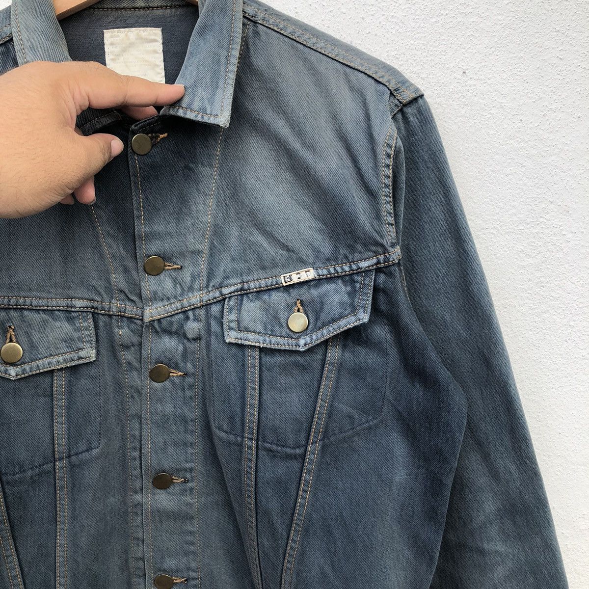 Japanese Brand WORKER TRUCKER JACKET WORLD FAMOUS BRAND INSPIREDBY KAPITAL Size US L / EU 52-54 / 3 - 7 Thumbnail