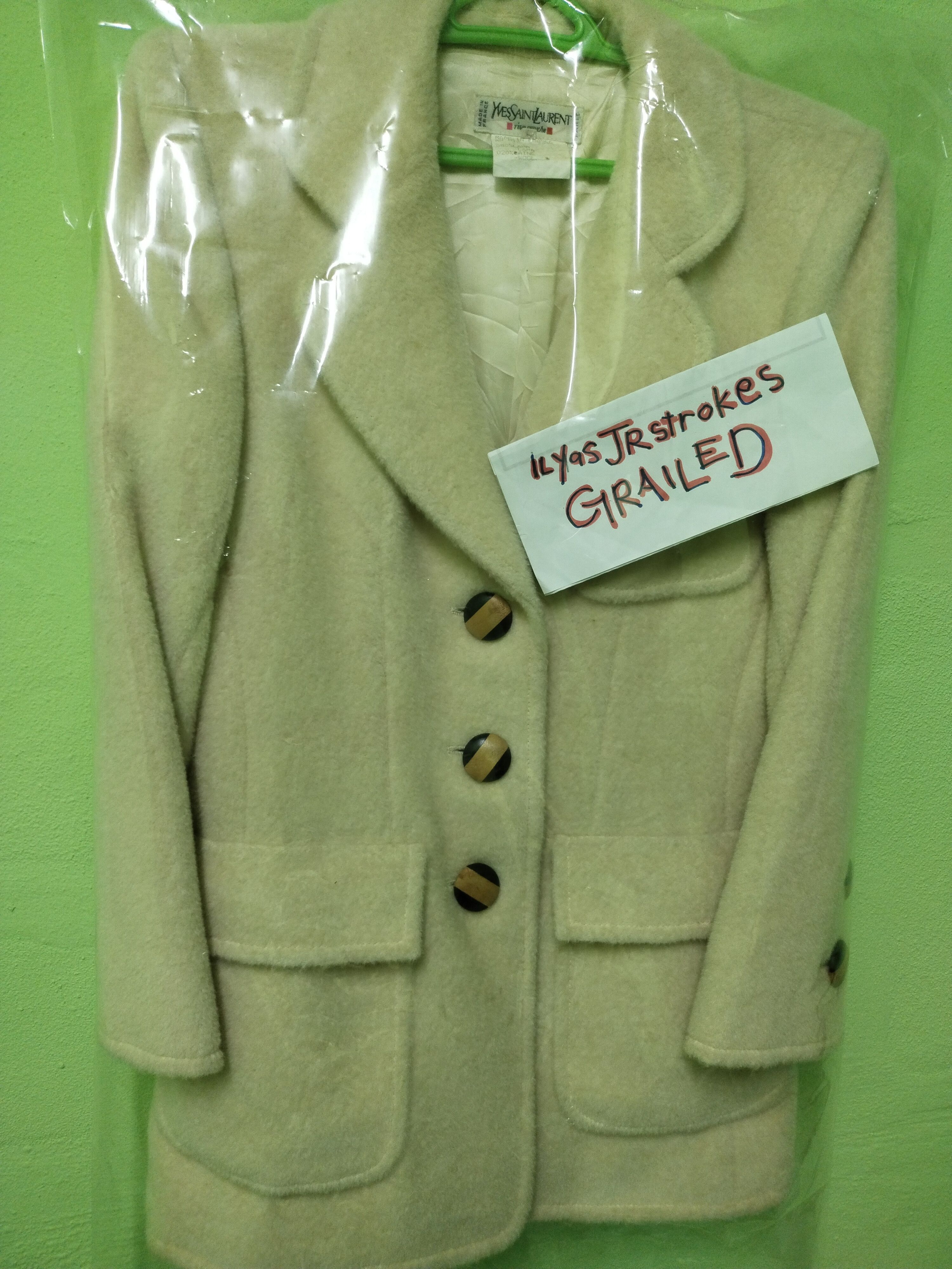 Saint Laurent Paris Vintage Yves Saint Laurent Model Jacket Size M / US 6-8 / IT 42-44 - 18 Thumbnail
