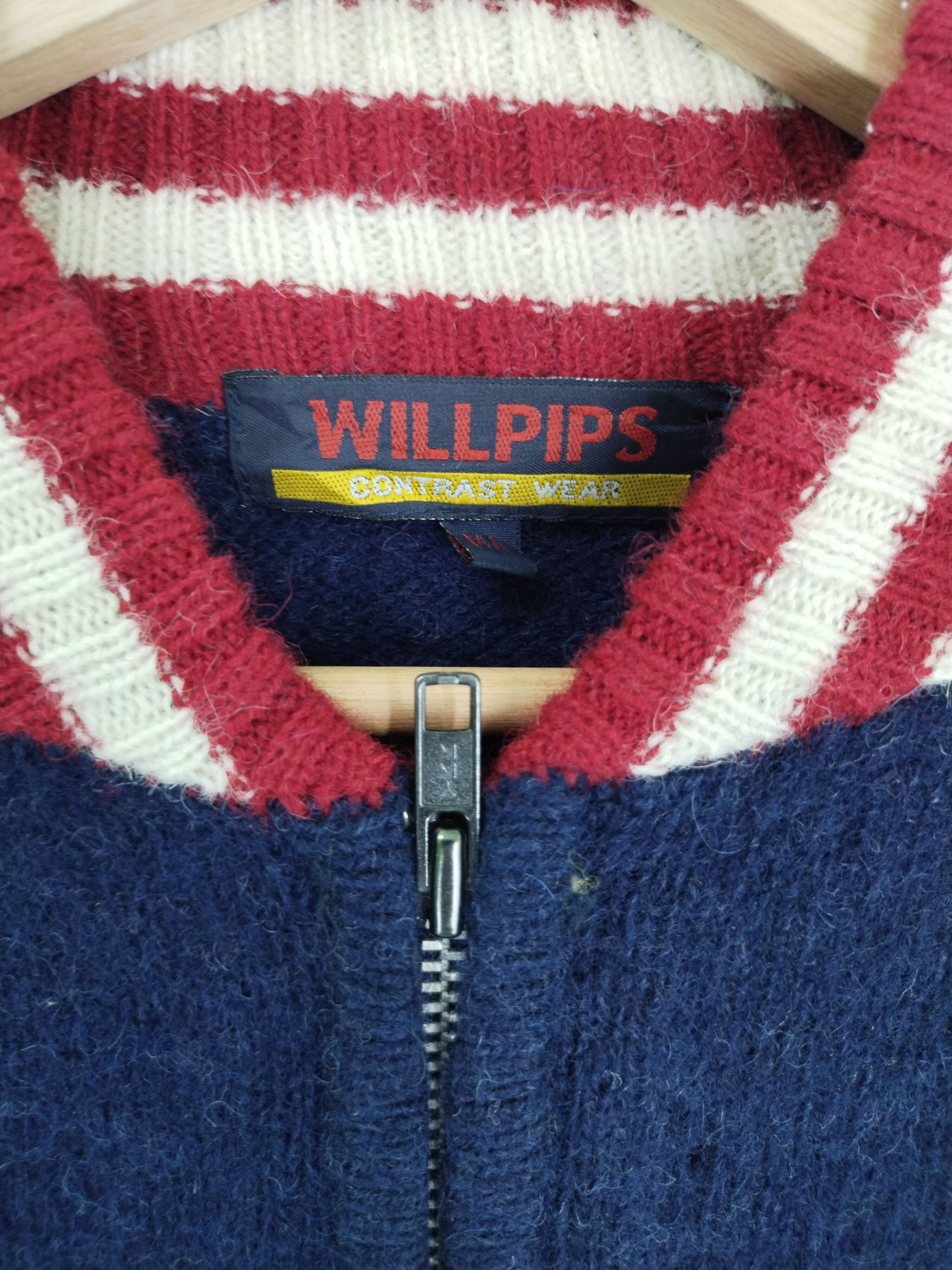 Japanese Brand VINTAGE WILLPIPS KNITWEAR JACKET Size S / US 4 / IT 40 - 7 Thumbnail