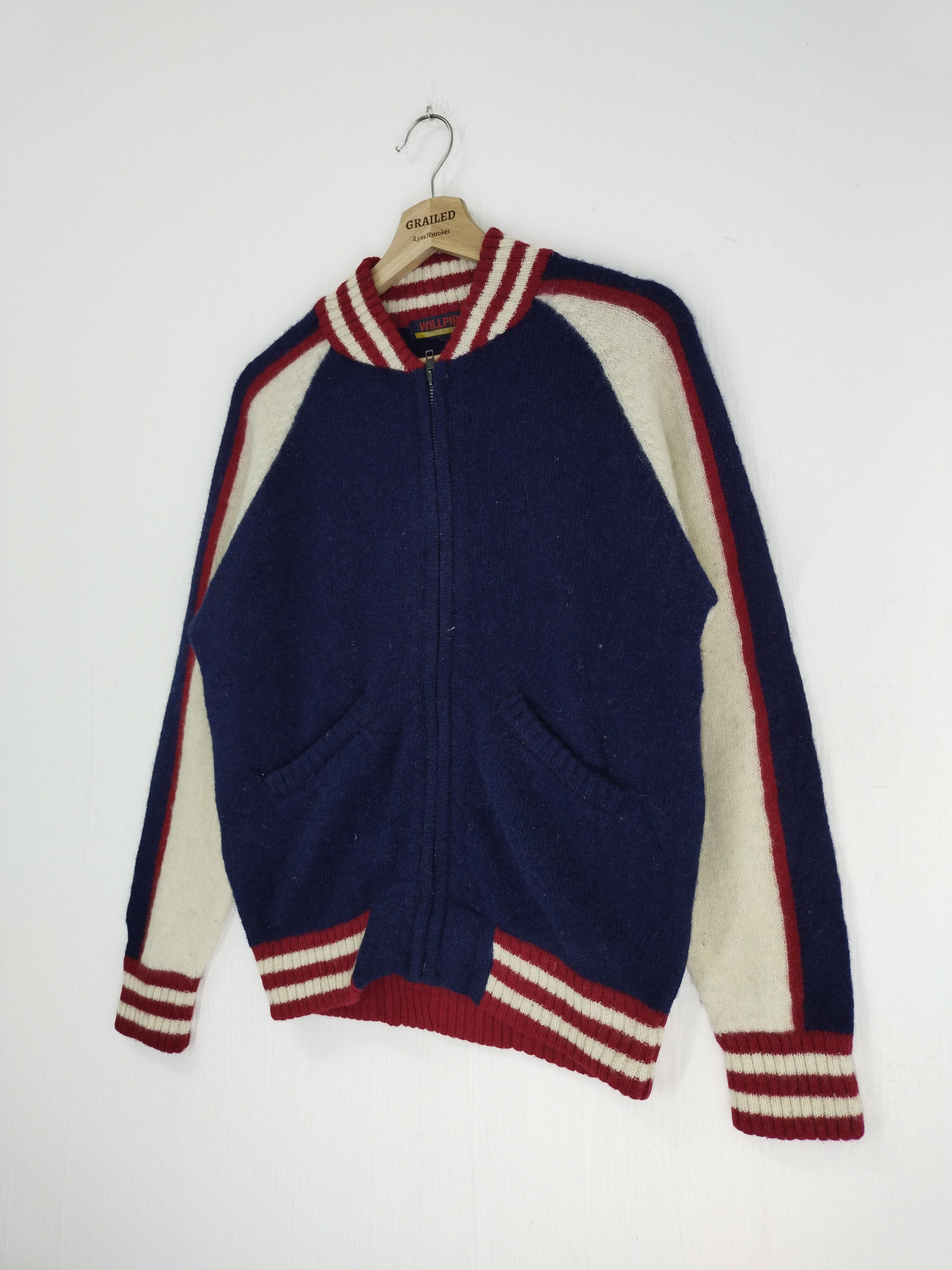 Japanese Brand VINTAGE WILLPIPS KNITWEAR JACKET Size S / US 4 / IT 40 - 2 Thumbnail