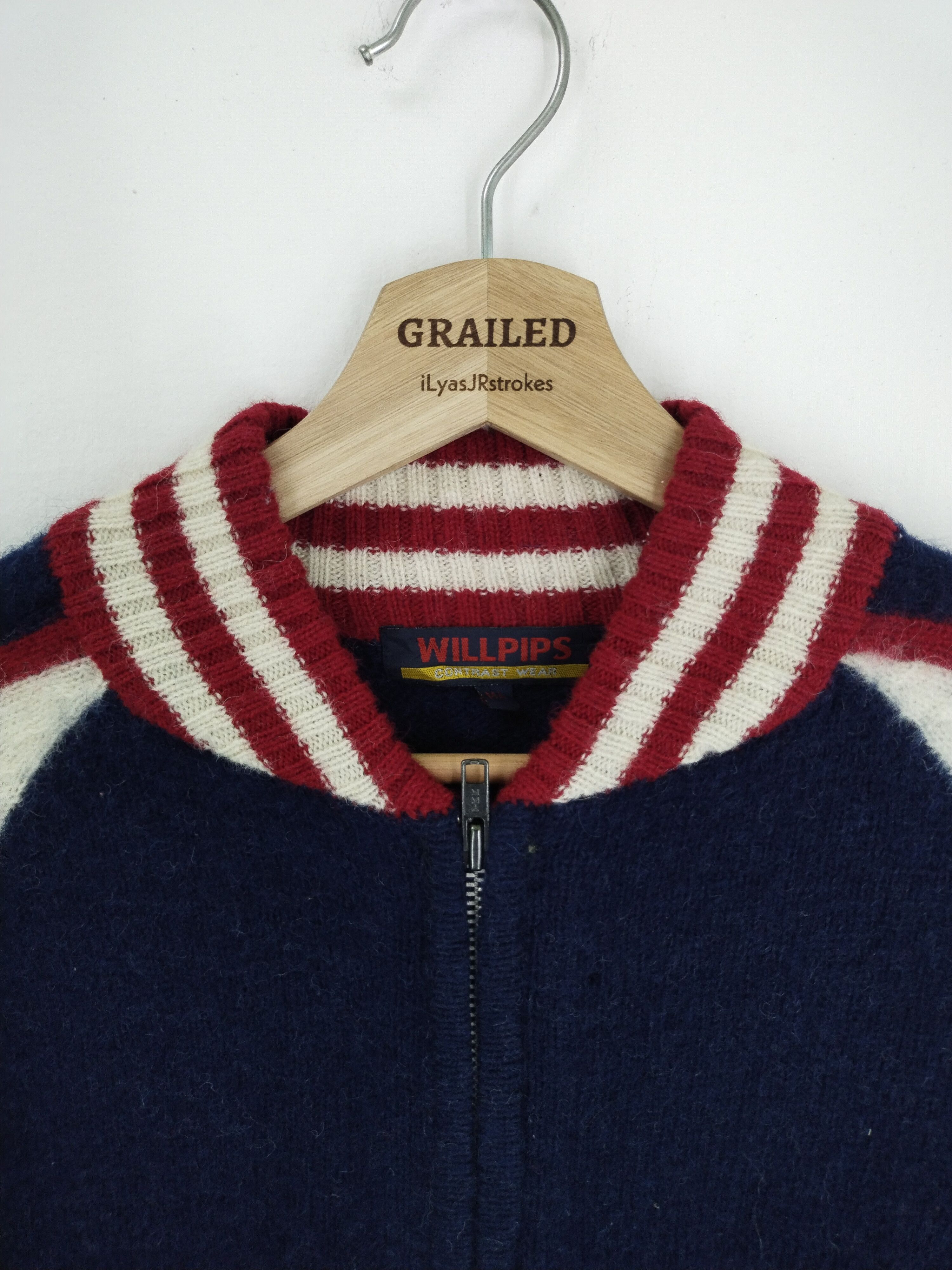 Japanese Brand VINTAGE WILLPIPS KNITWEAR JACKET Size S / US 4 / IT 40 - 15 Thumbnail