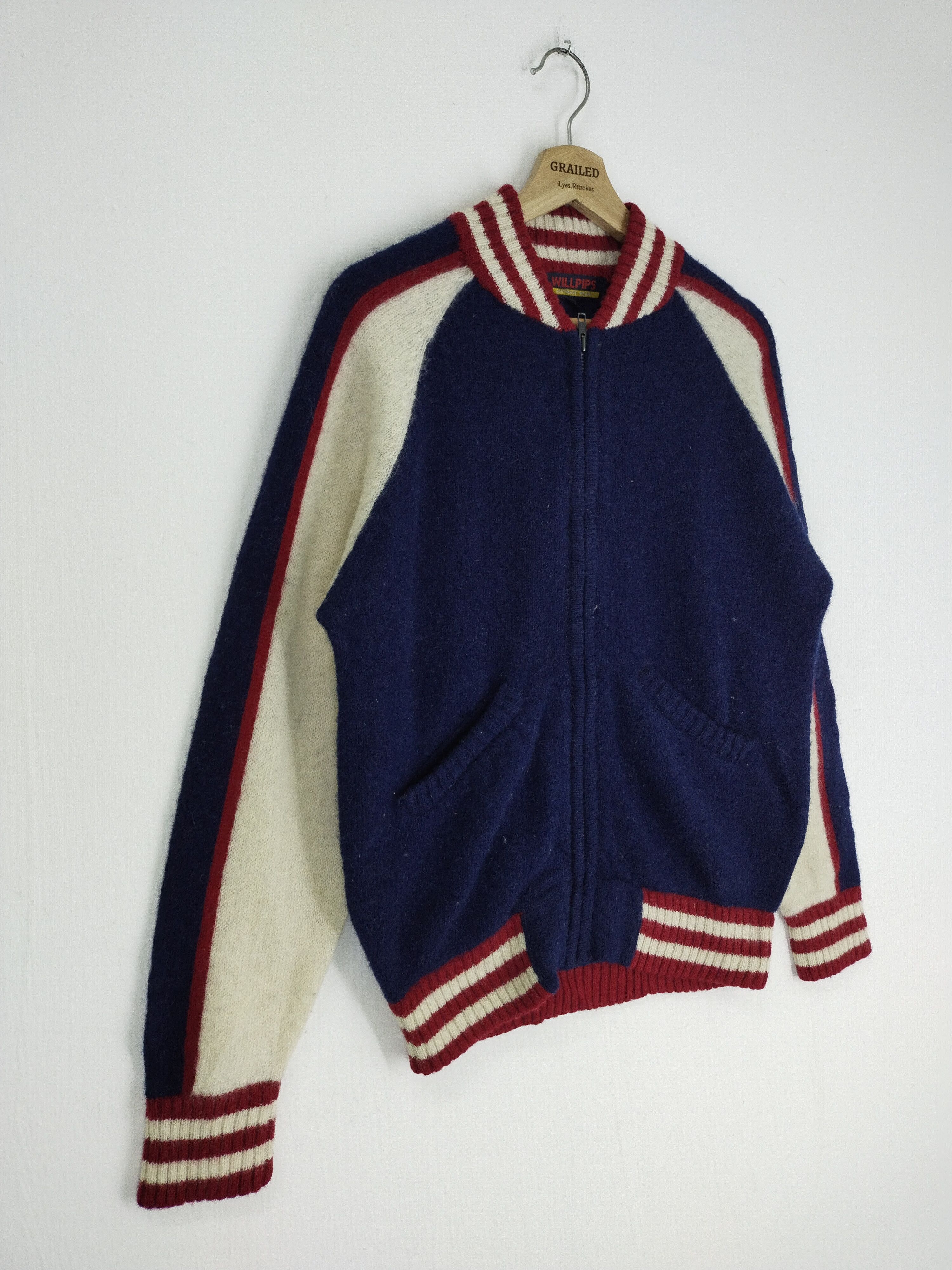 Japanese Brand VINTAGE WILLPIPS KNITWEAR JACKET Size S / US 4 / IT 40 - 3 Thumbnail
