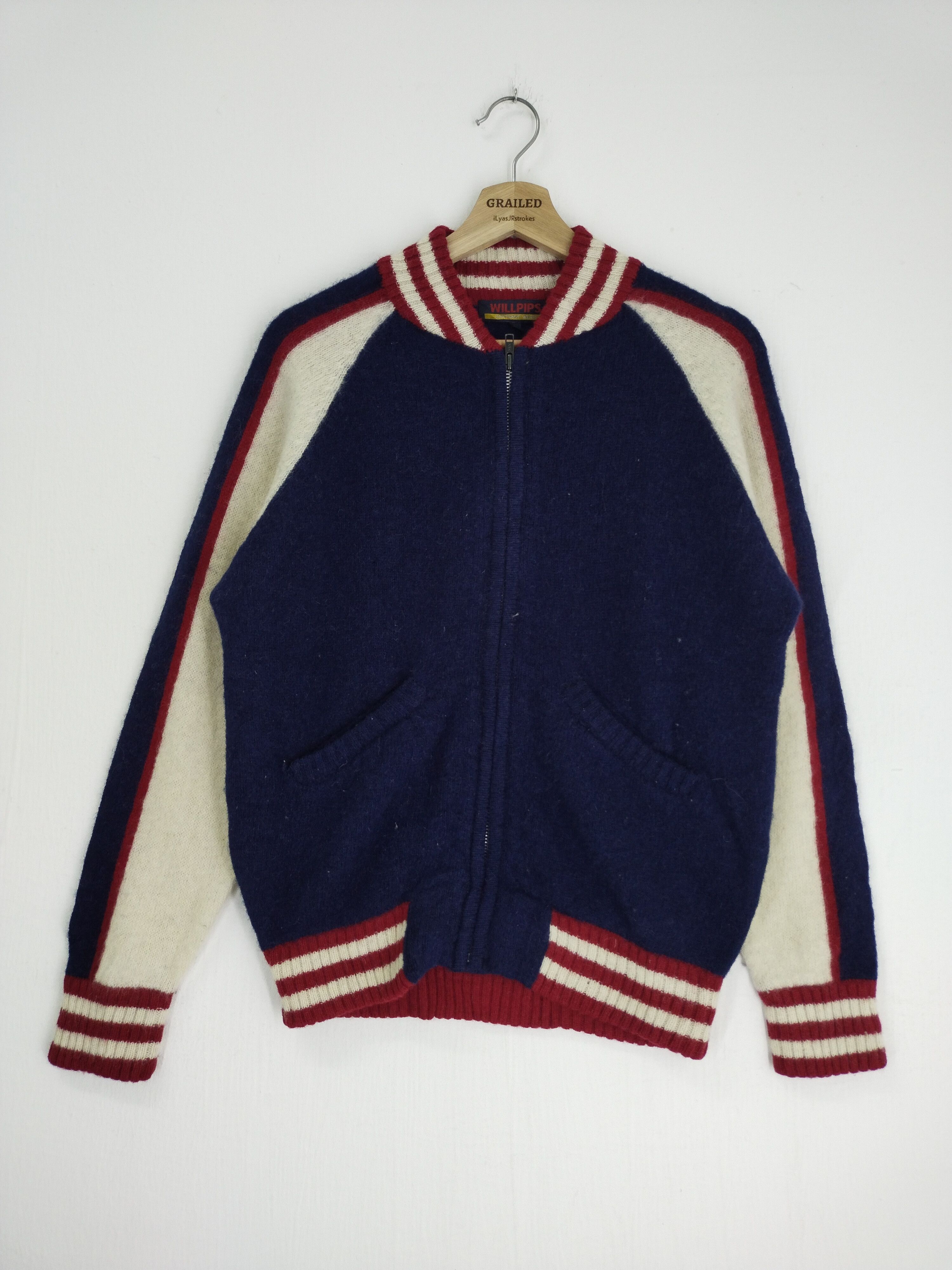 Japanese Brand VINTAGE WILLPIPS KNITWEAR JACKET Size S / US 4 / IT 40 - 4 Thumbnail