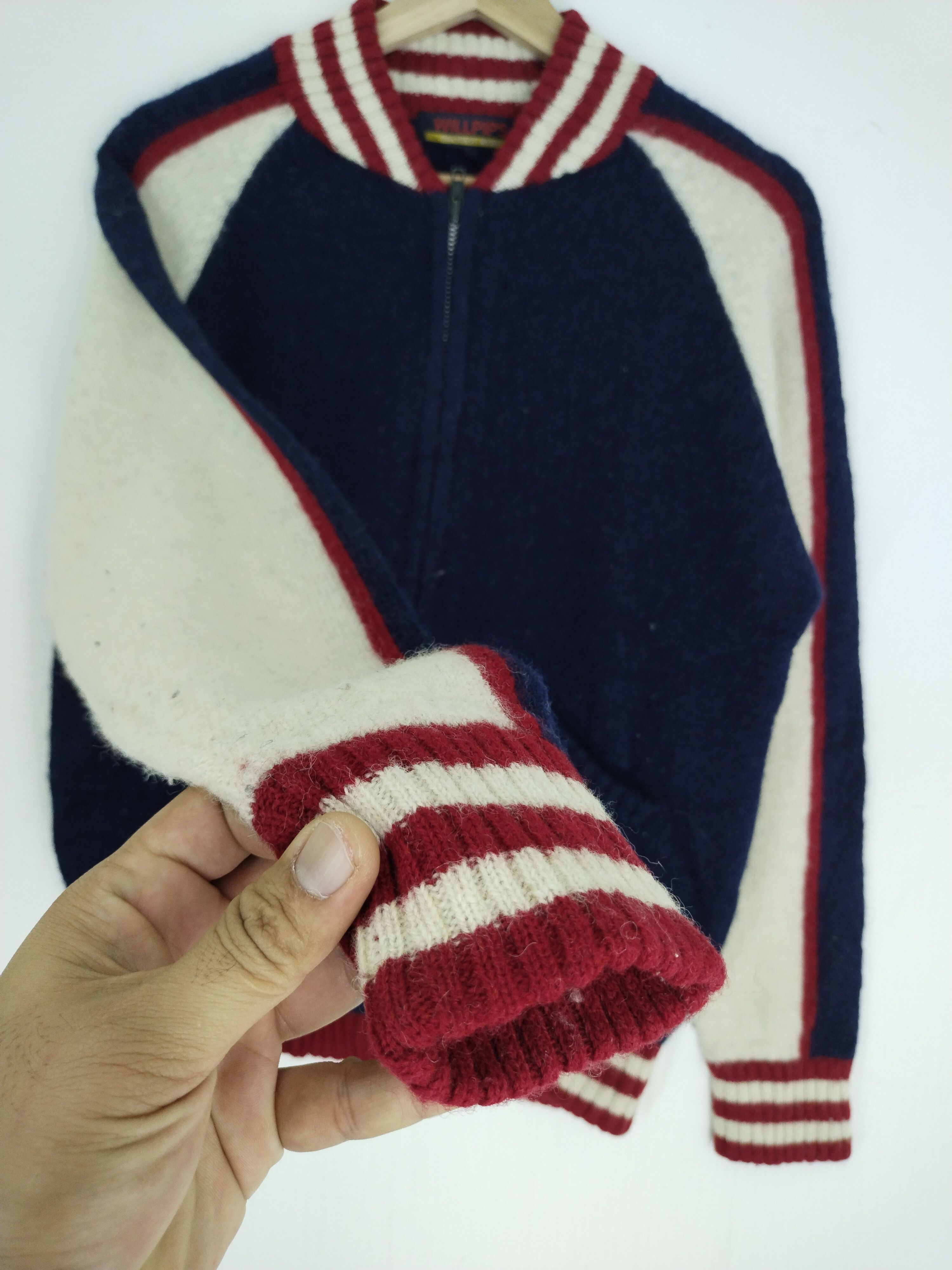 Japanese Brand VINTAGE WILLPIPS KNITWEAR JACKET Size S / US 4 / IT 40 - 6 Thumbnail